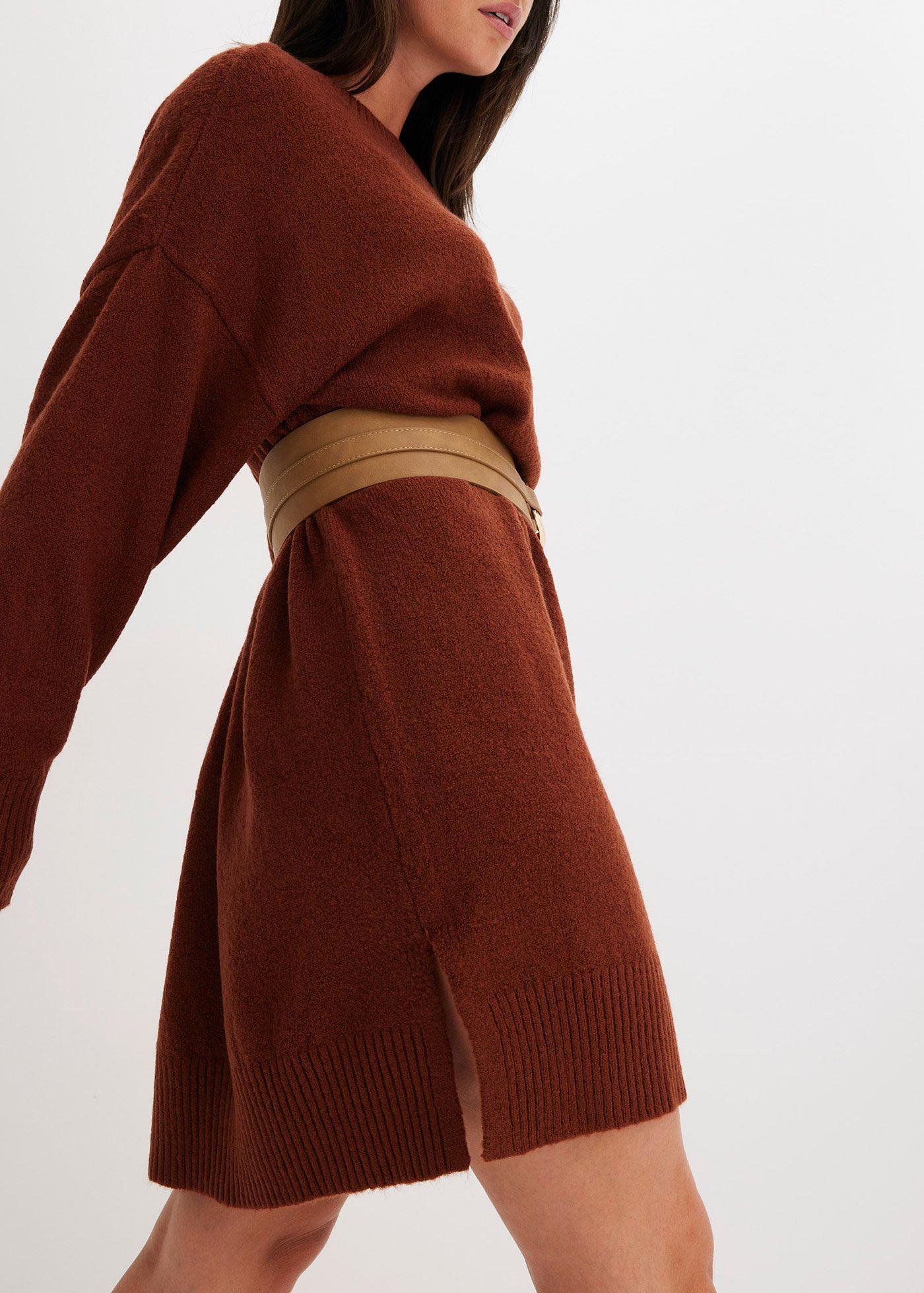 Sukienka dzianinowa oversize - Bonprix