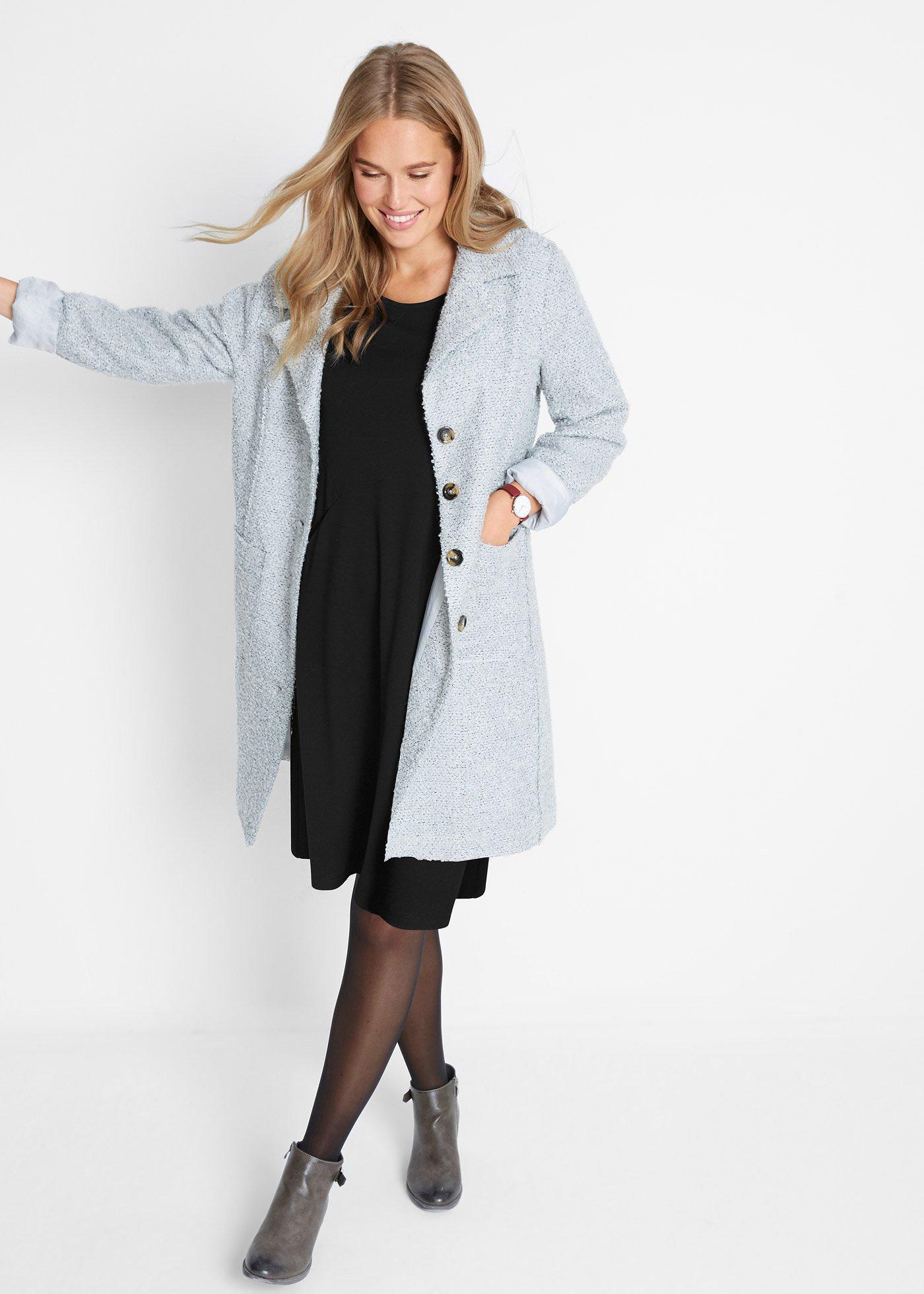 Krótka sukienka T-shirtowa z materiału Punto di Roma - Bonprix