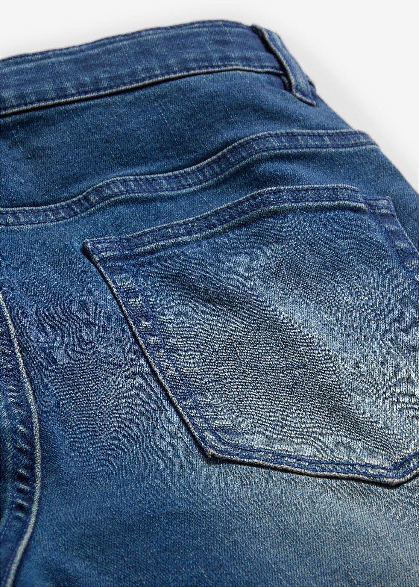 Dżinsy extra loose fit z regulowanym paskiem, prosty krój - Bonprix