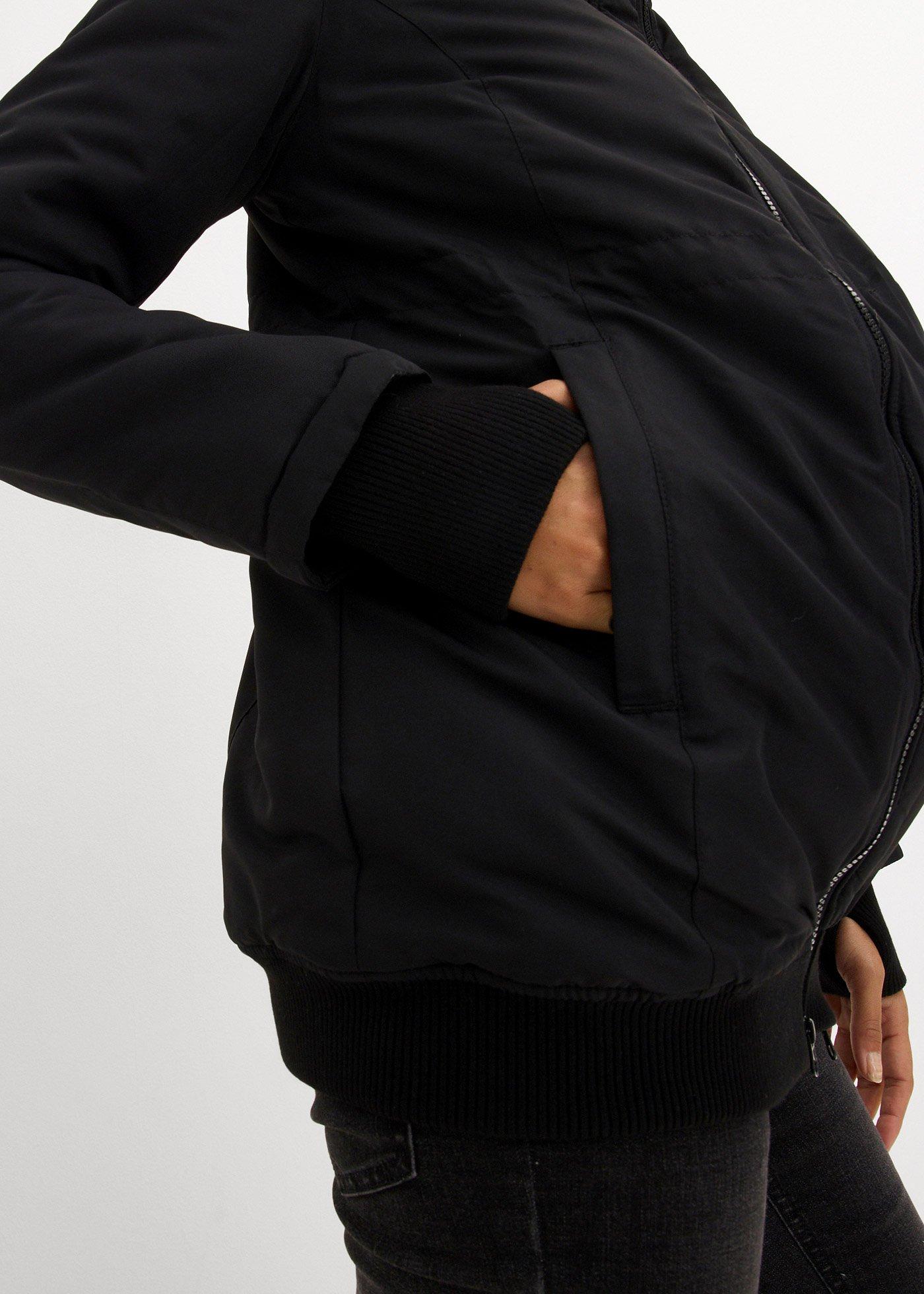 Kurtka ciążowa zimowa/kurtka z wstawką na nosidełko niemowlęce - Bonprix