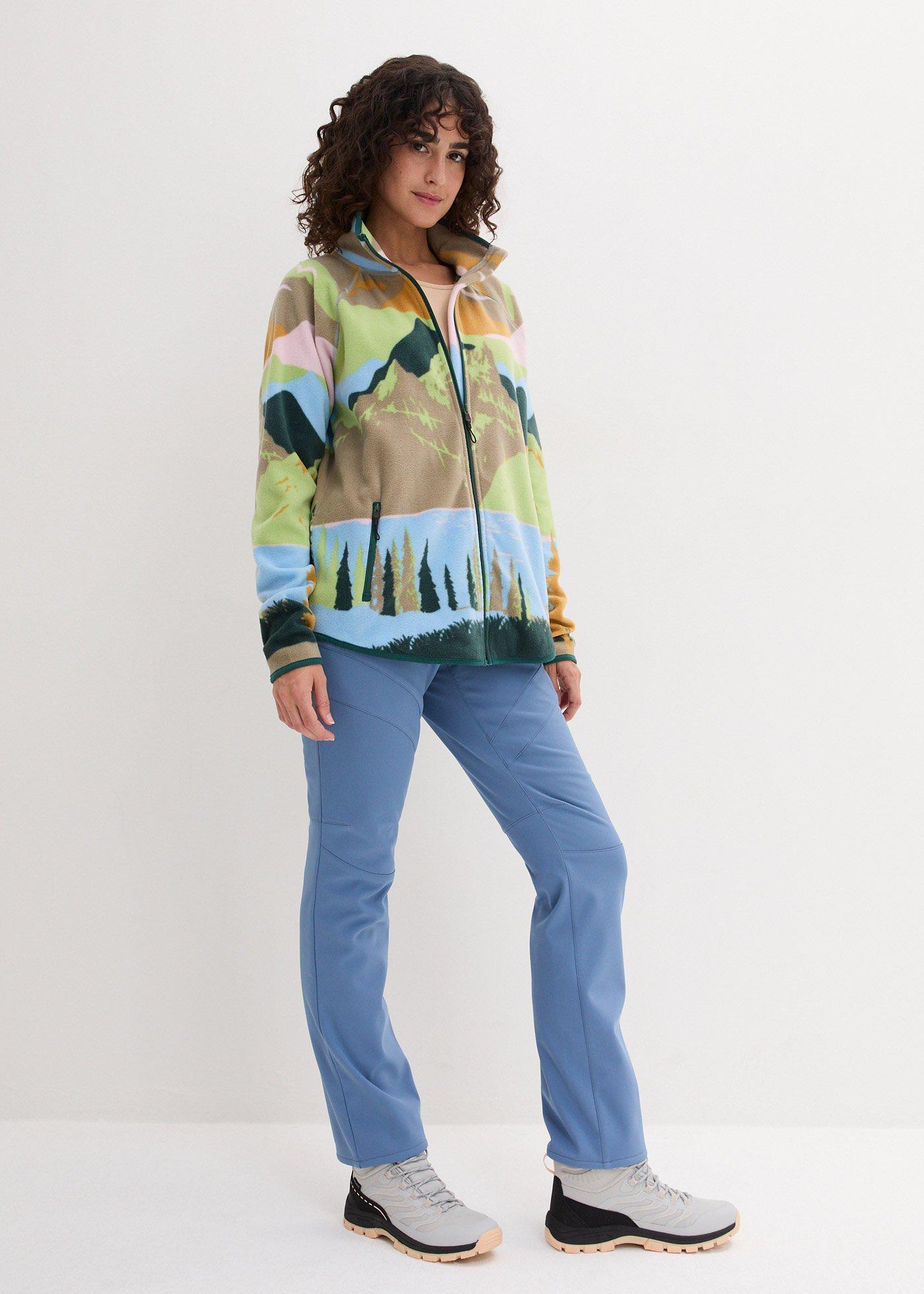 Bluza rozpinana z polaru, z kieszeniami z zamkiem - Bonprix