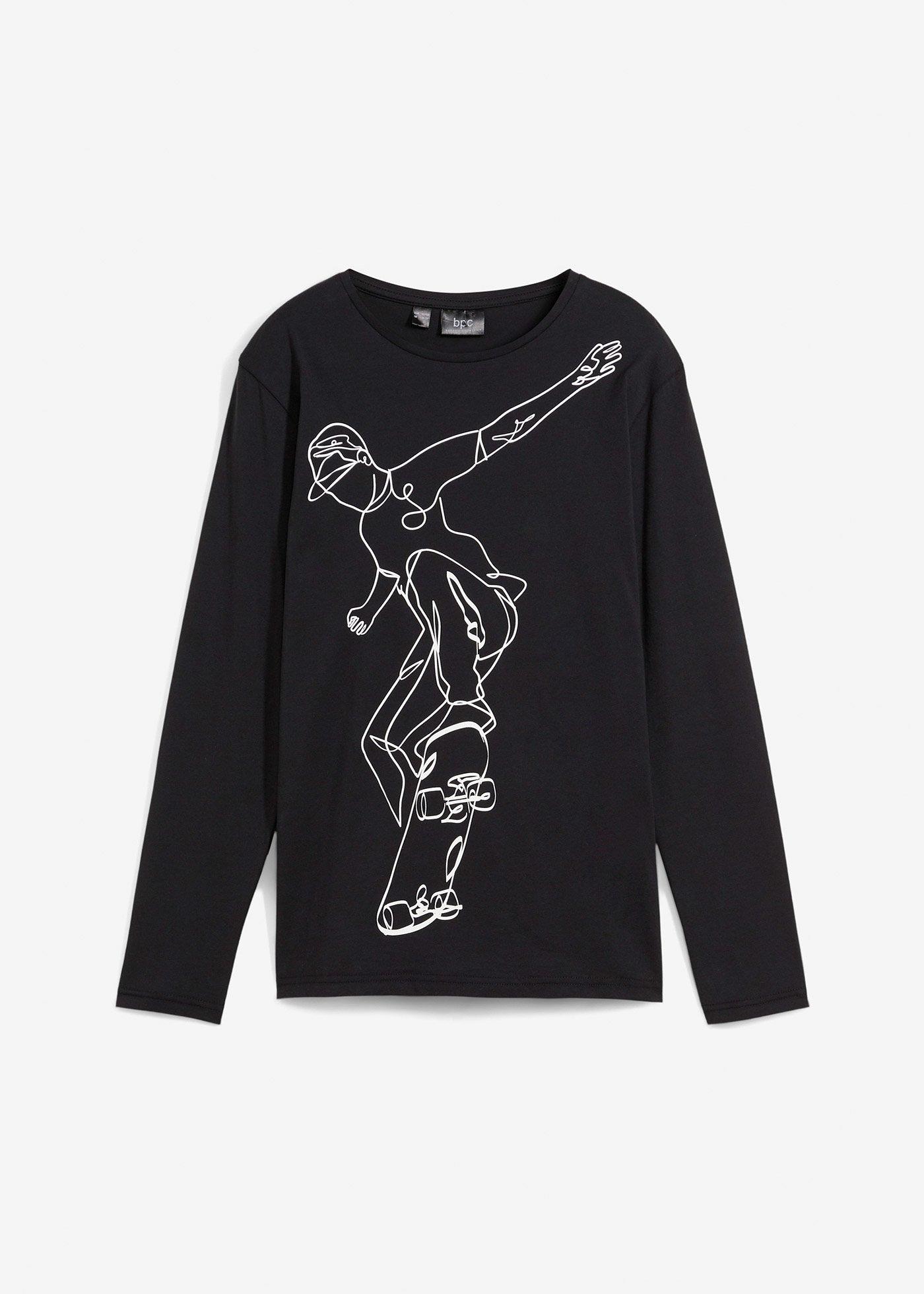 Shirt z długim rękawem - Bonprix