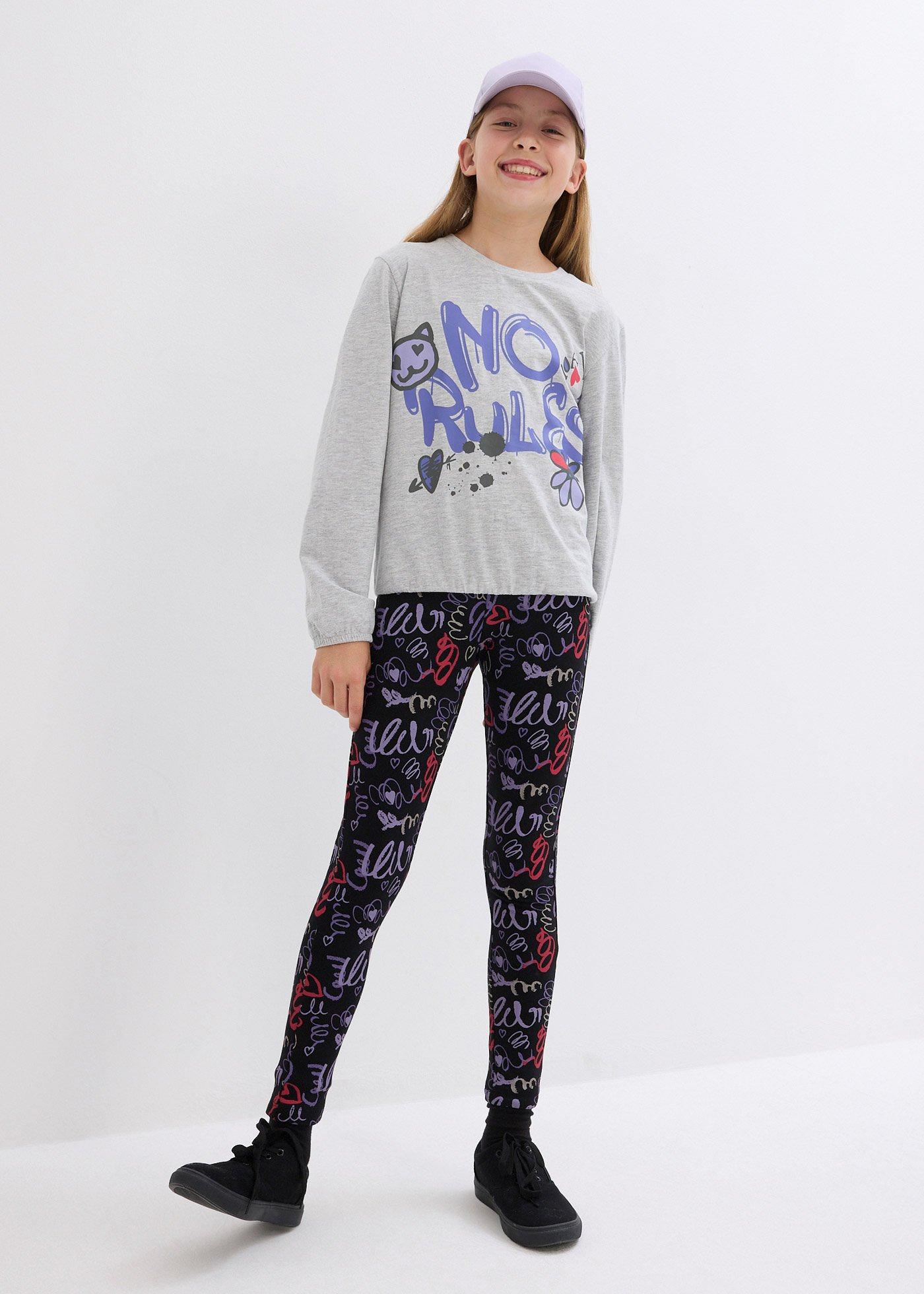 Legginsy dziewczęce termiczne - Bonprix