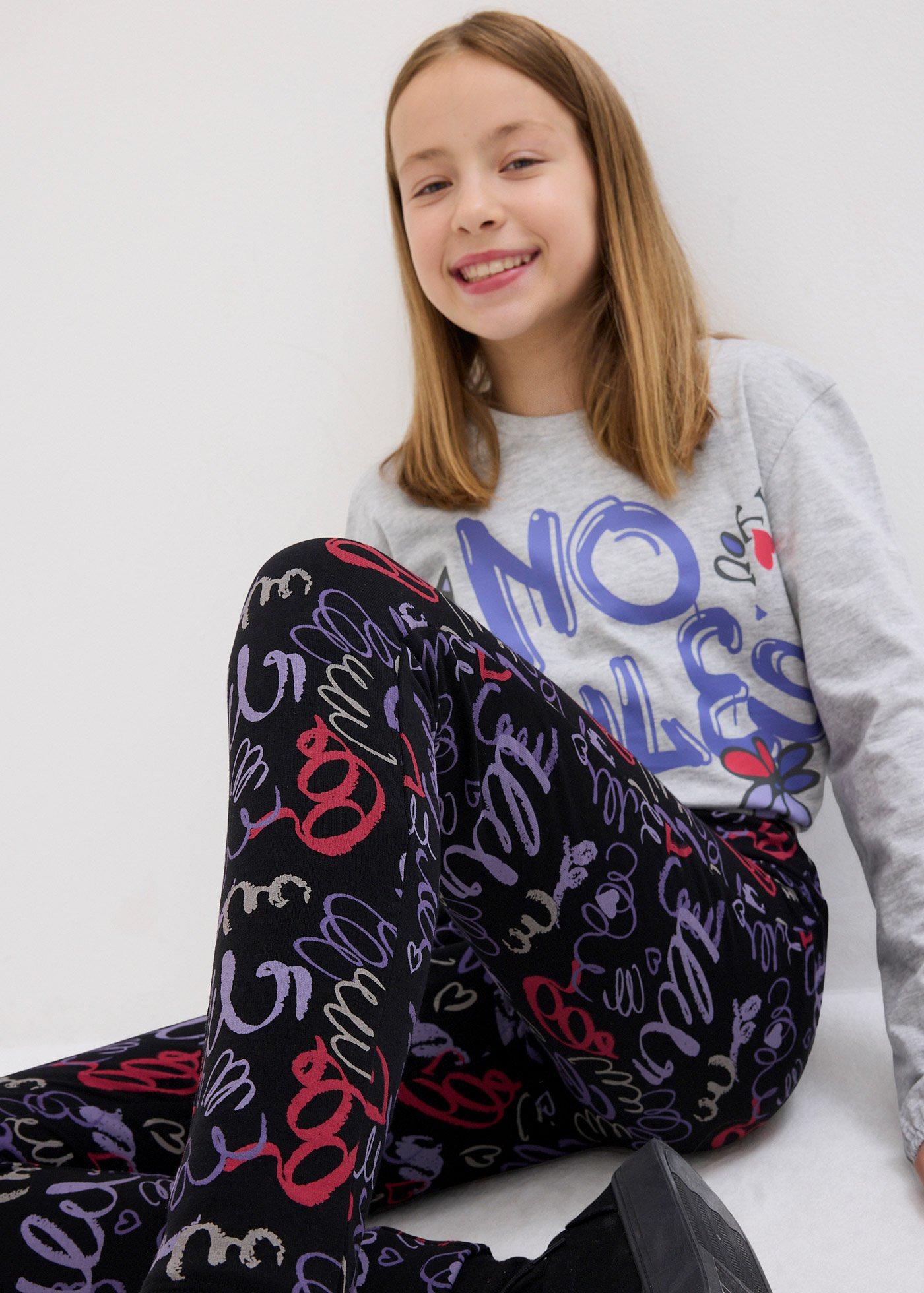 Legginsy dziewczęce termiczne - Bonprix