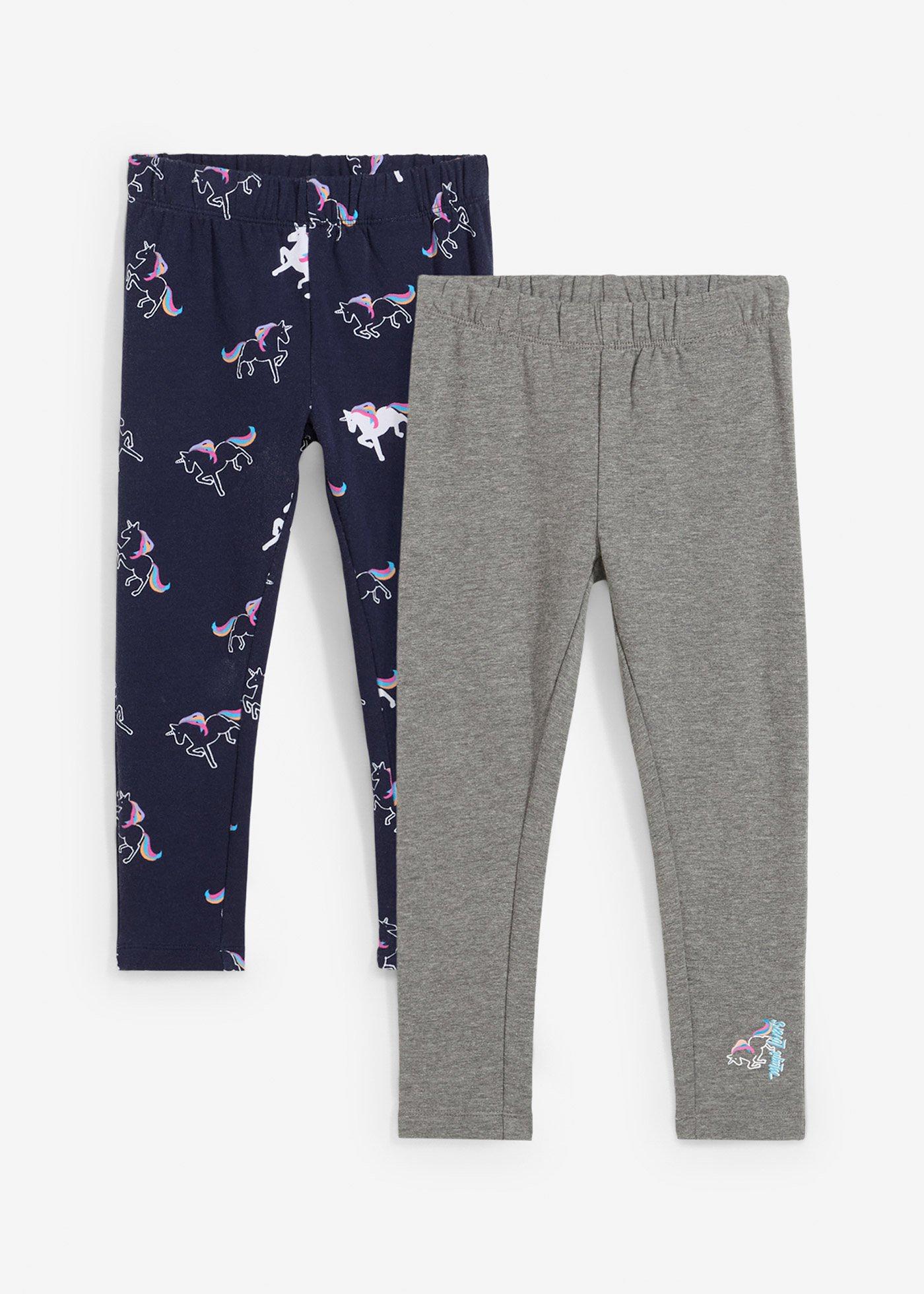 Legginsy termiczne z materiału z wiskozą (2 pary) - Bonprix