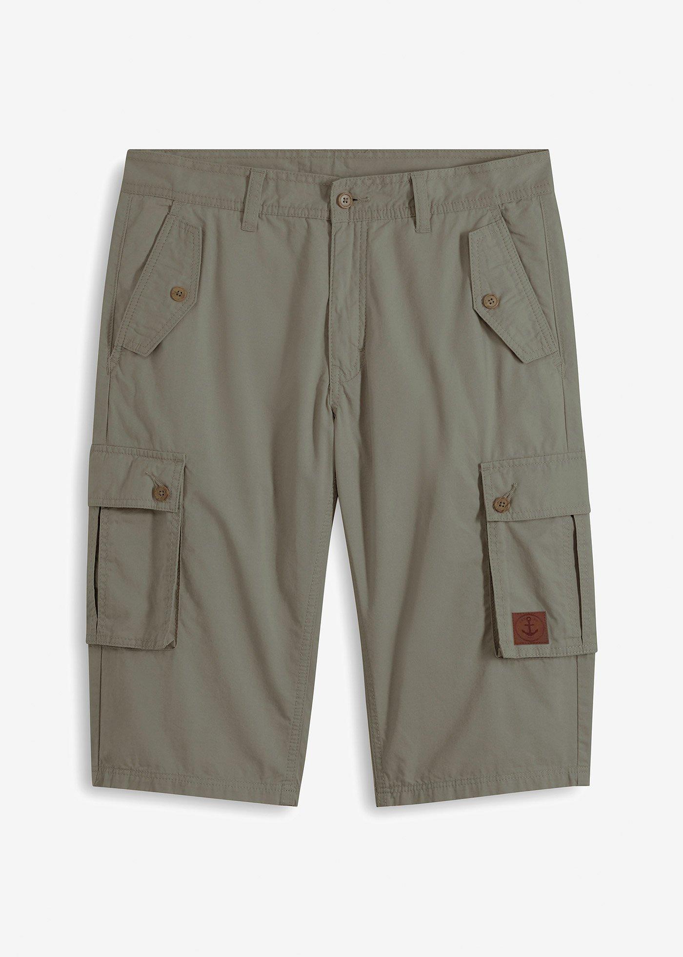 Bermuda cargo 100% coton, regular