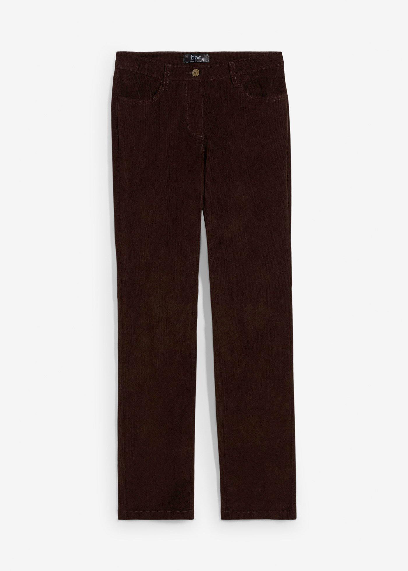 Pantaloni reiați, din material cu bumbac