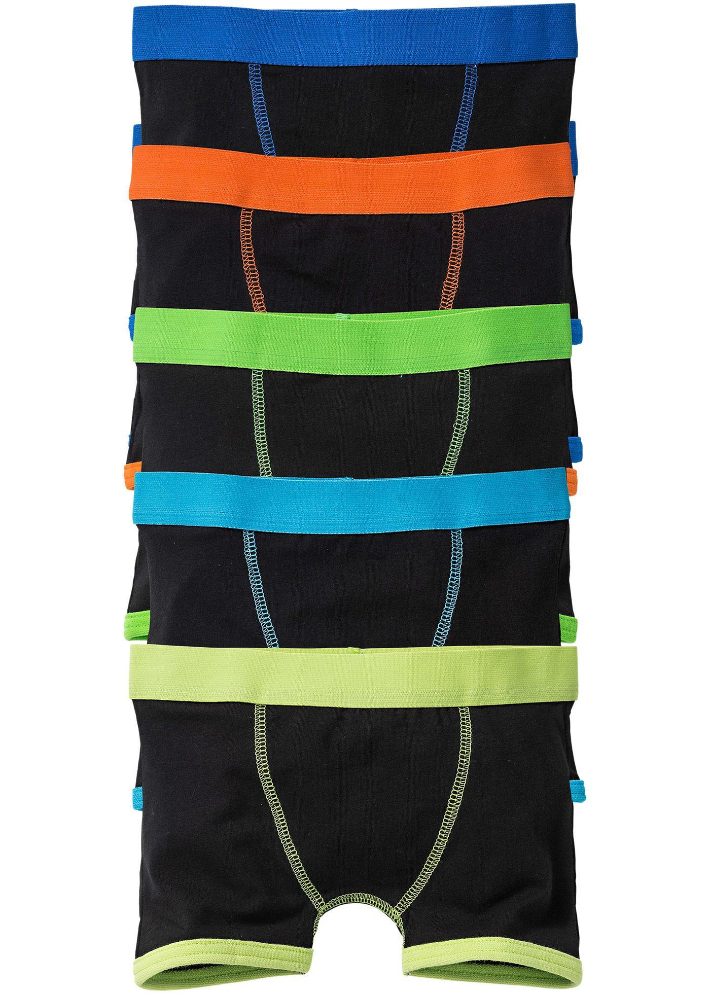 Lot de 5 boxers en coton extensible