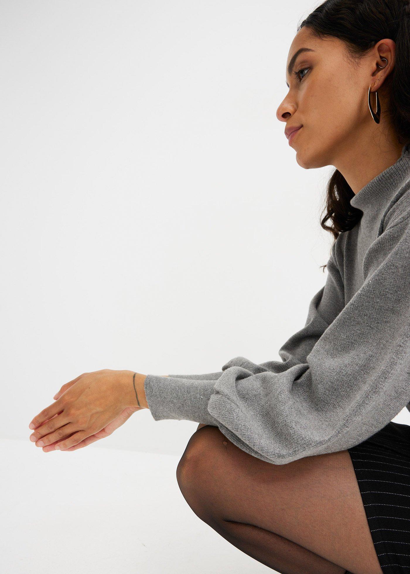 Sweter oversize z mieszanki wiskozy - Bonprix