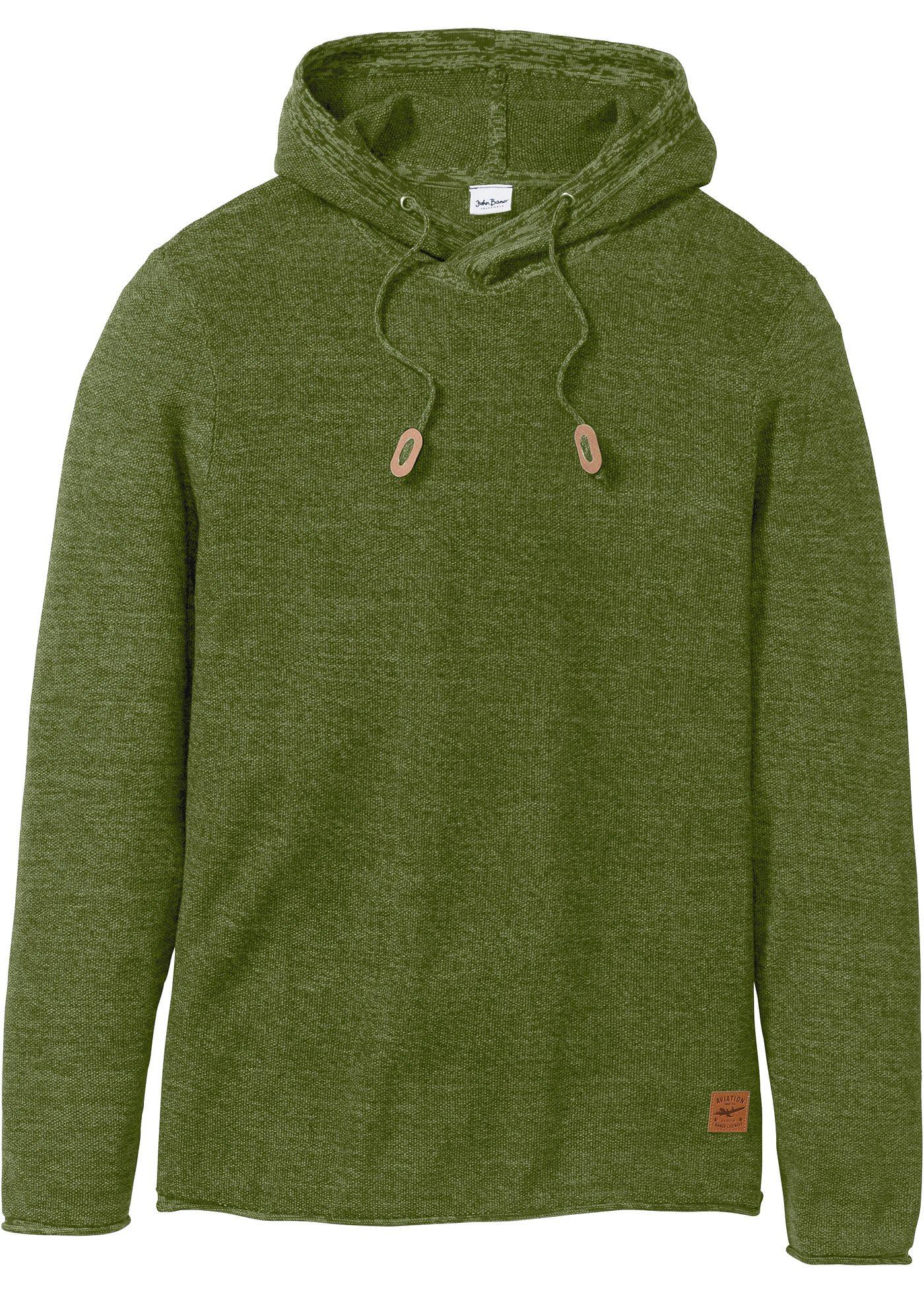 Pull à capuche en fine maille