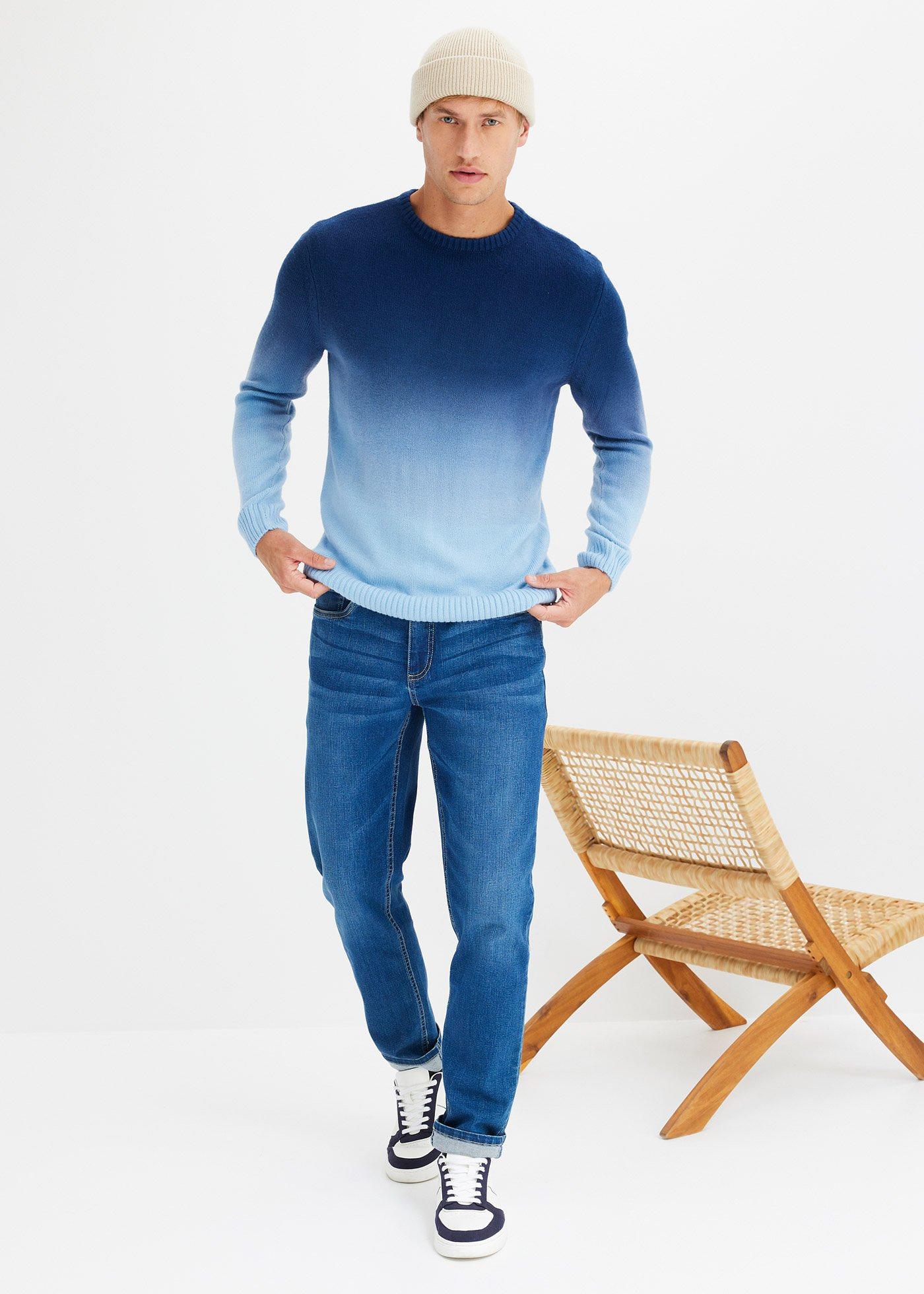 Sweter w cieniowanym kolorze - Bonprix
