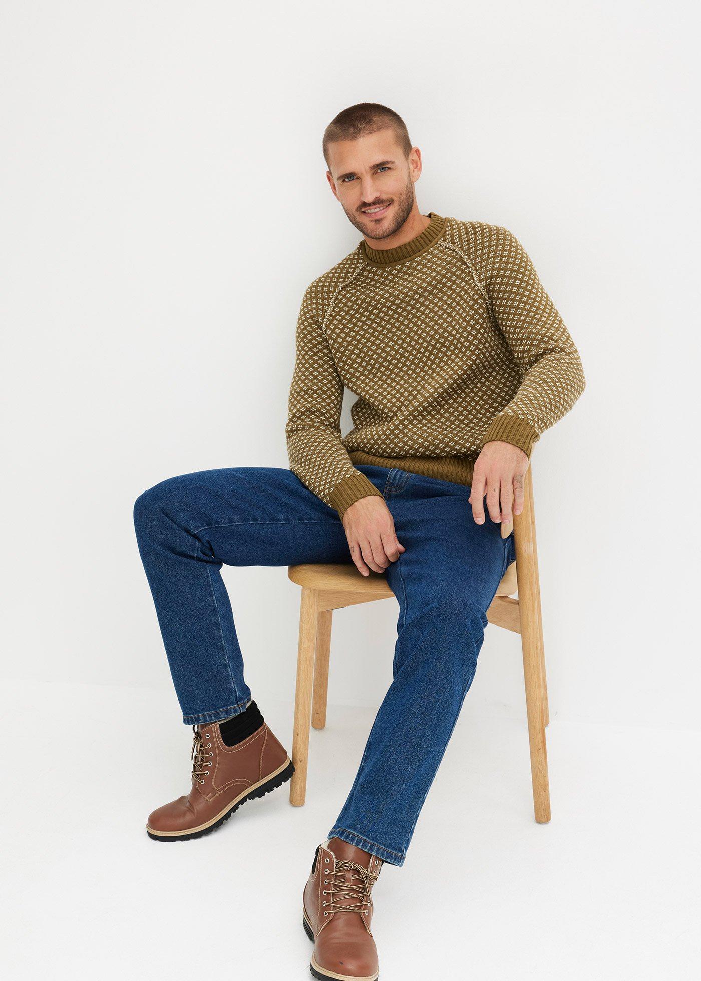 Dżinsy ze stretchem classic fit, straight - Bonprix