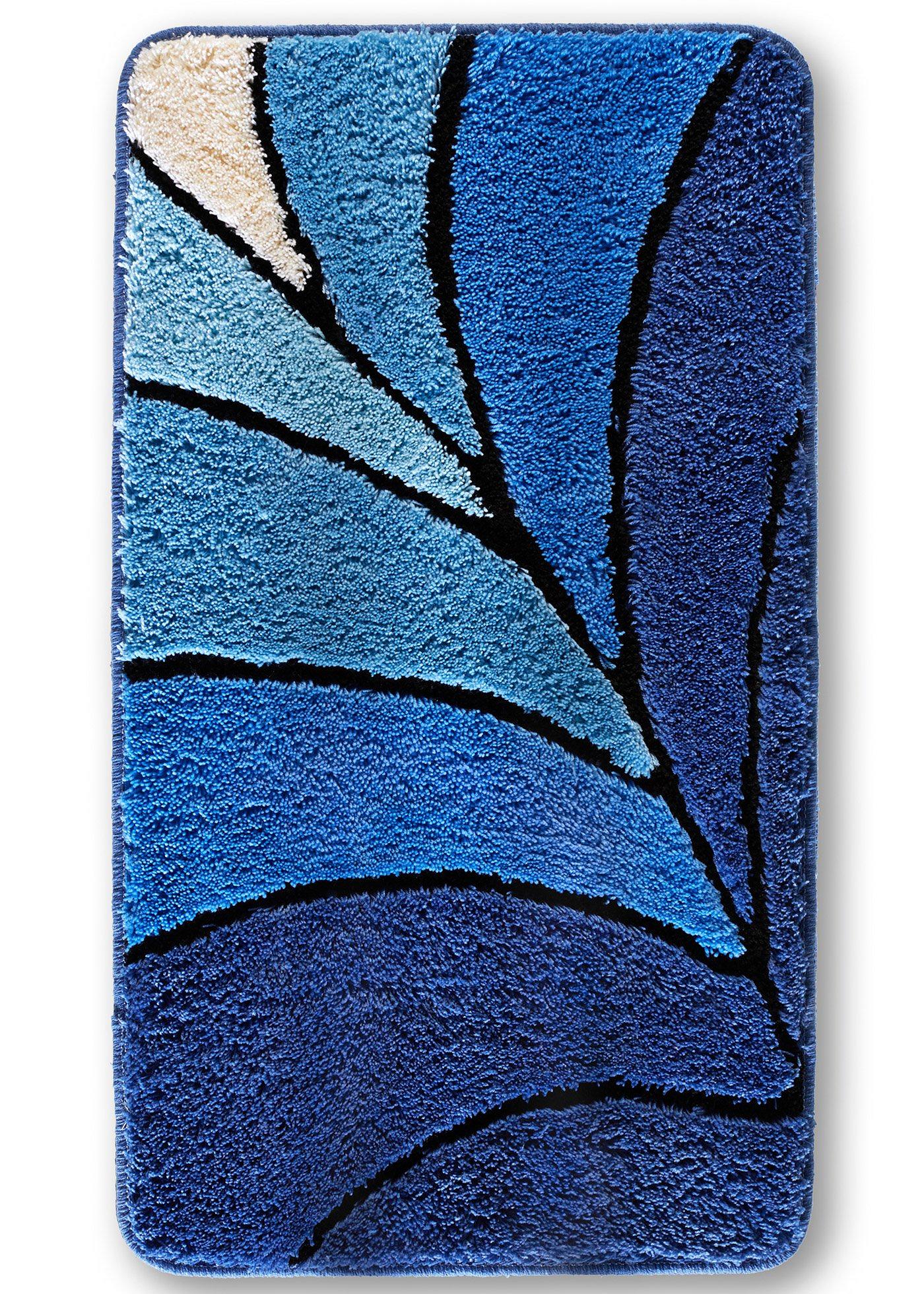 Tapis de bain à longues mèches