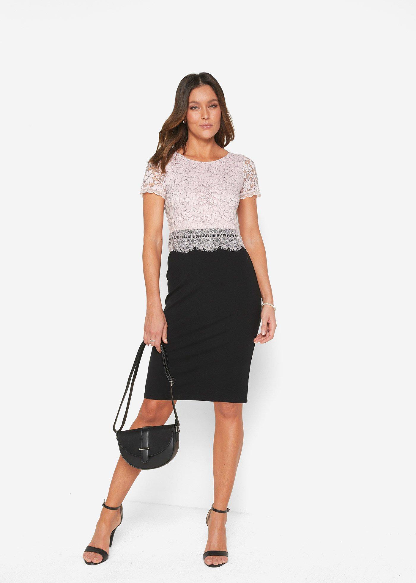 Sukienka z koronką - Bonprix