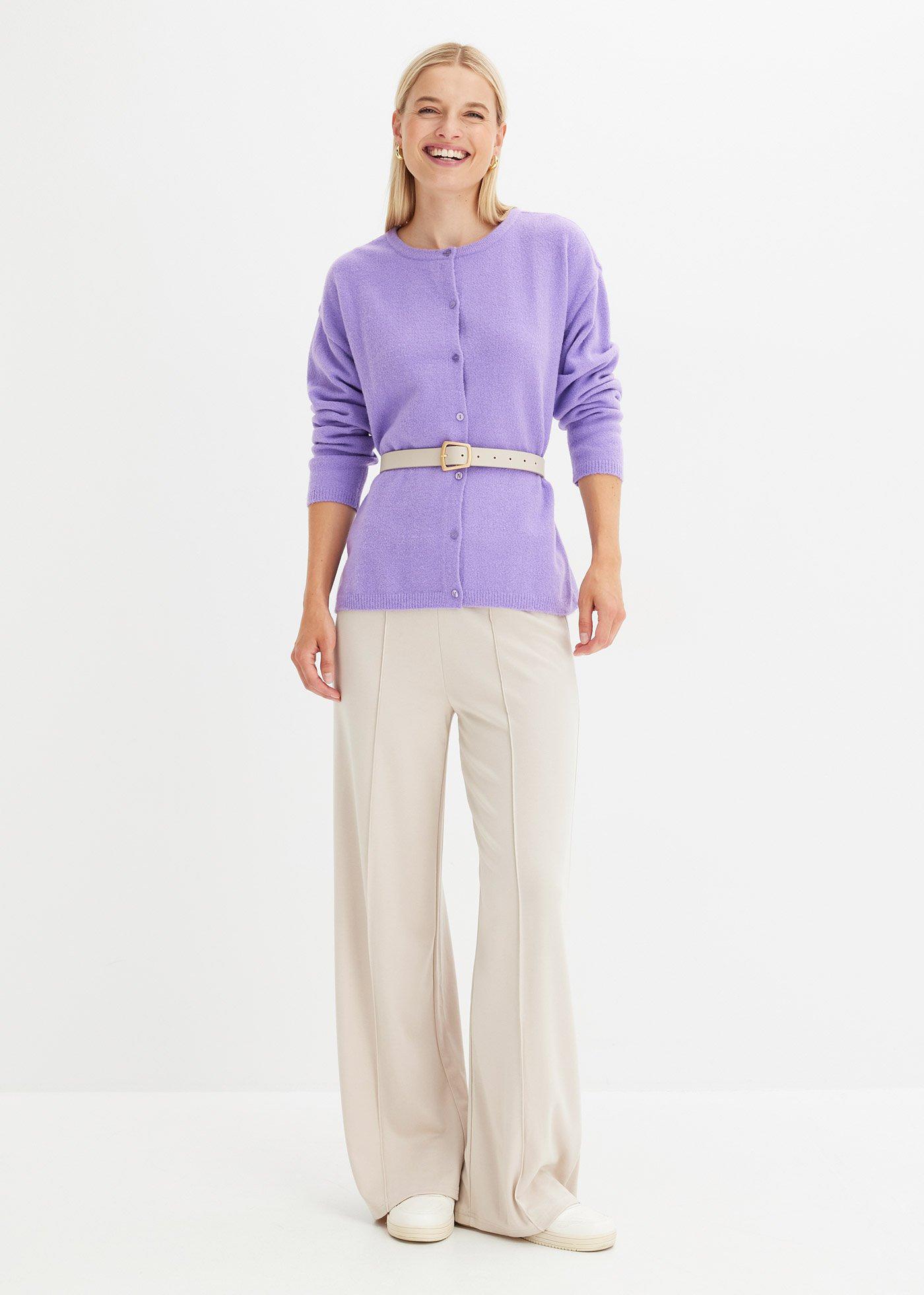 Cienki sweter rozpinany - Bonprix