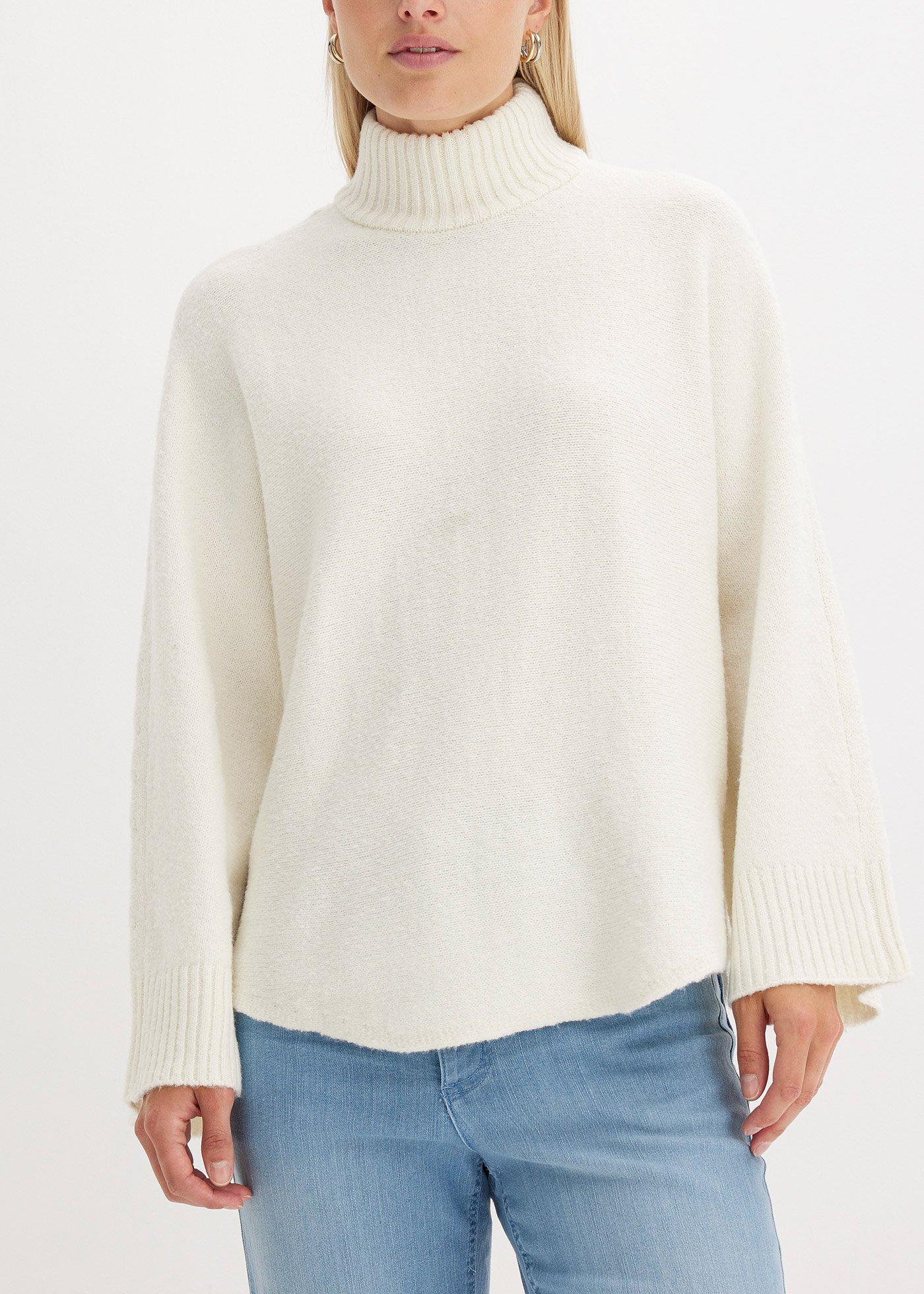 Sweter ze stójką - Bonprix