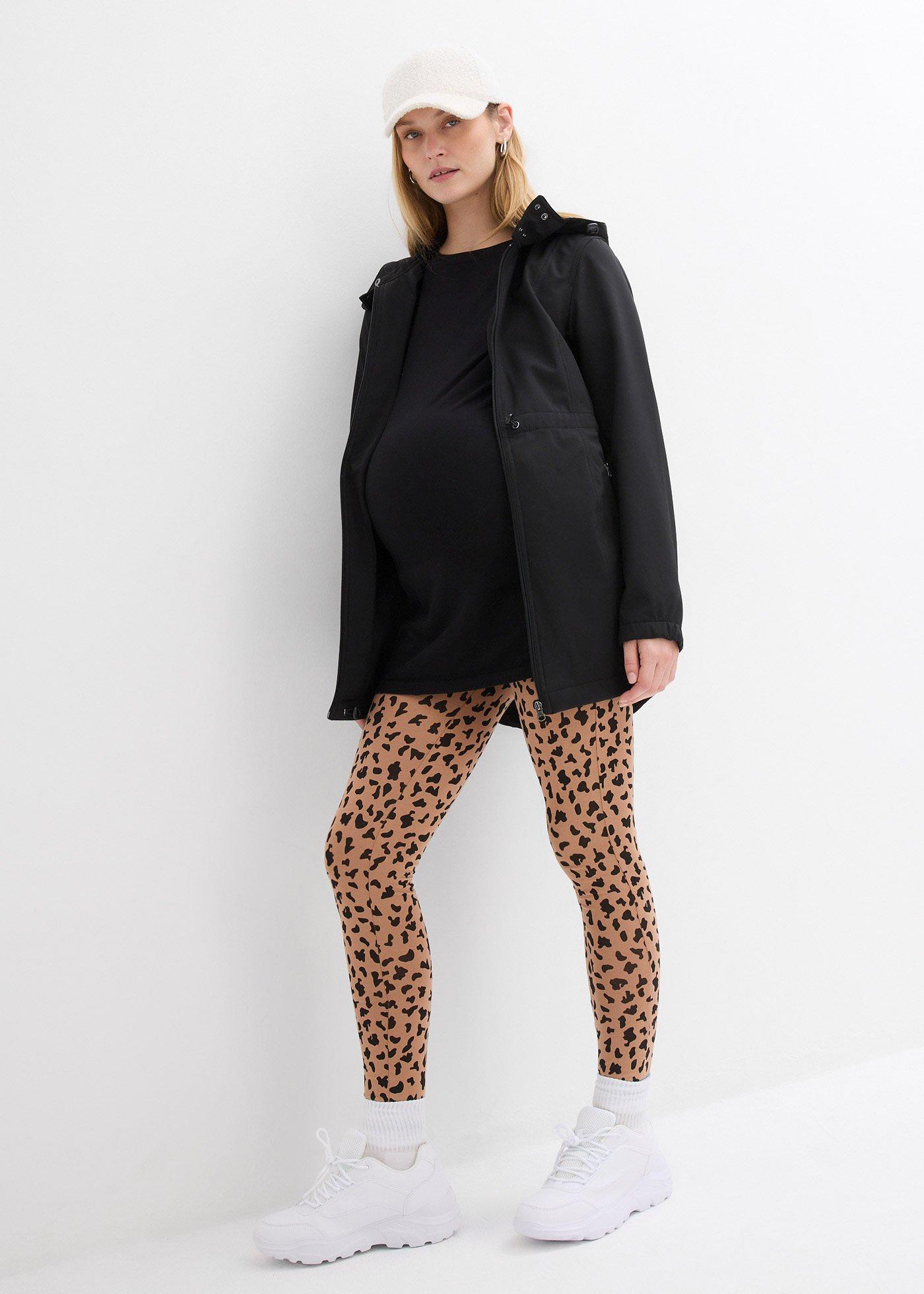 Kurtka softshellowa ciążowa, z regulacją obwodu - Bonprix