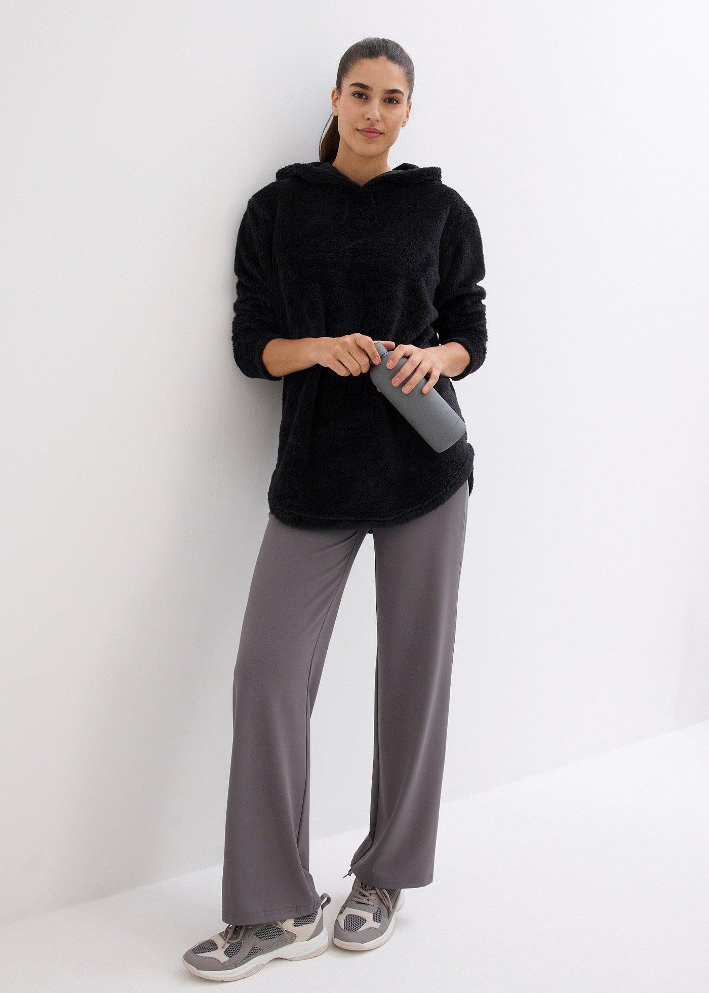 Miękka długa bluza z polaru, oversized - Bonprix