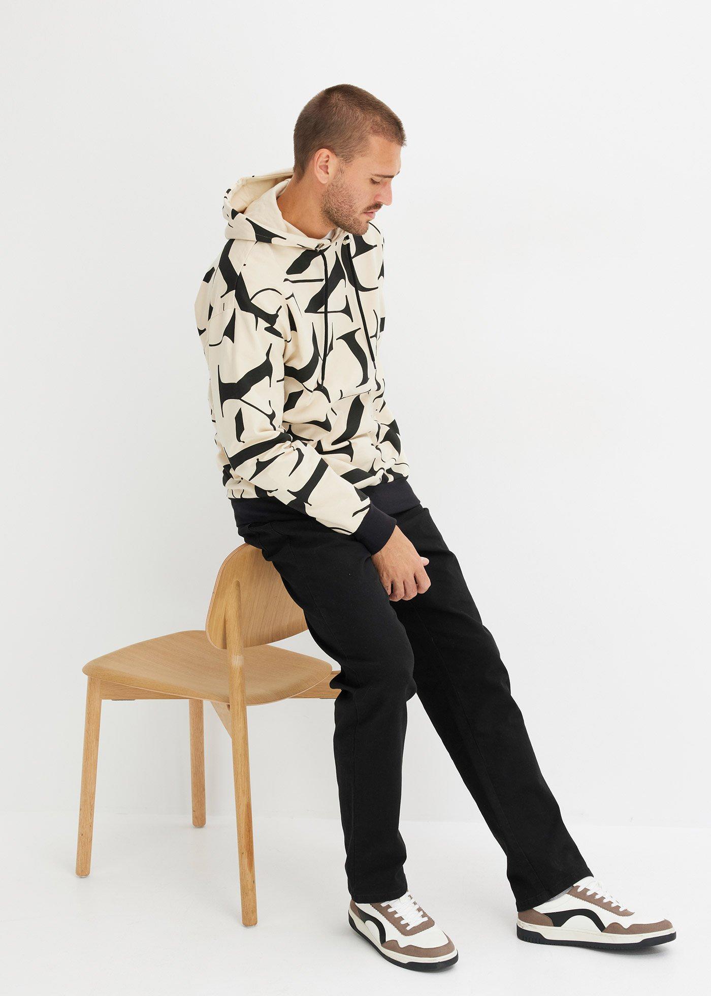 Bluza z kapturem, loose fit - Bonprix