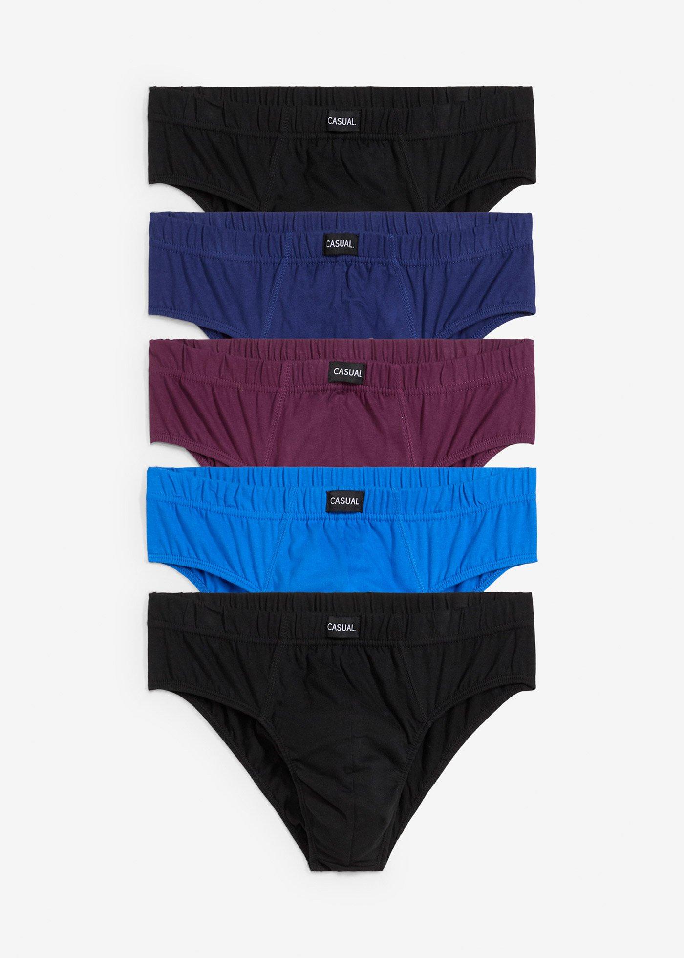 Lot de 5 slips maxi coton