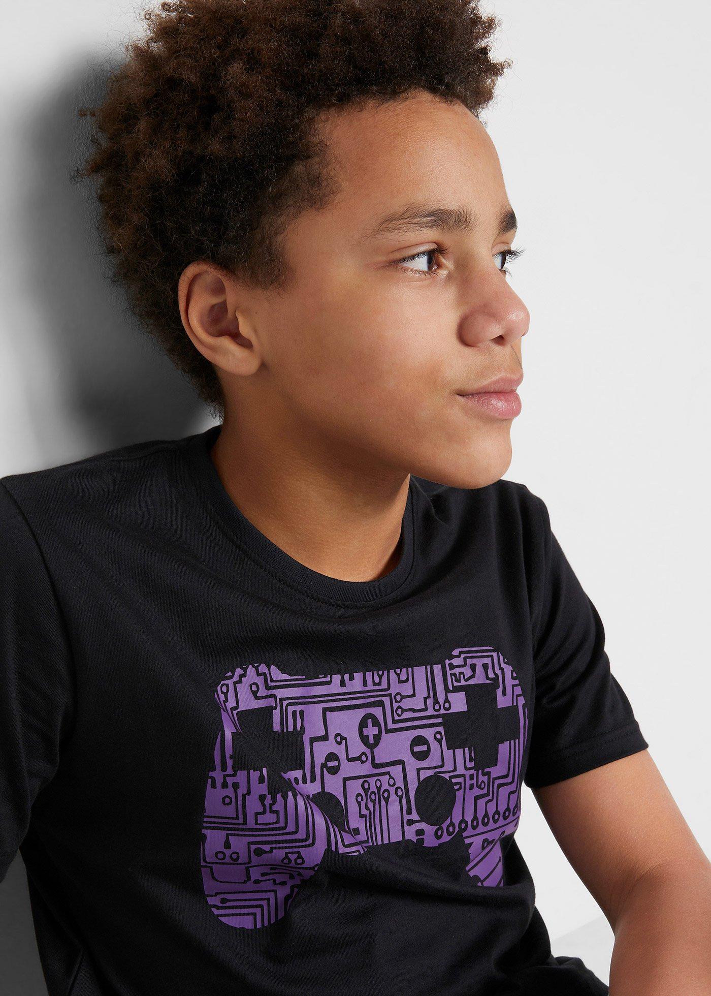 T-shirt chłopięcy z bawełny organicznej - Bonprix