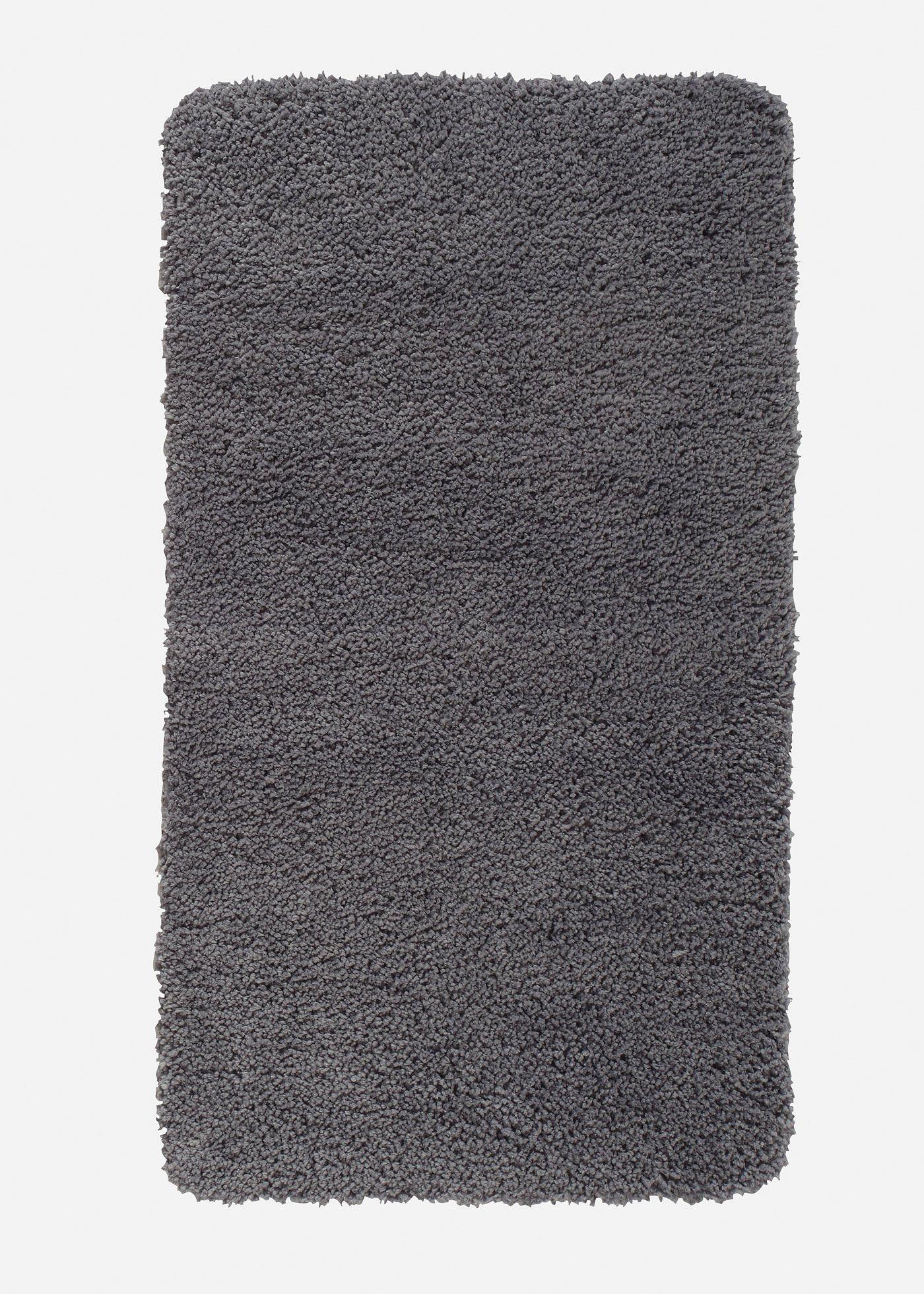Tapis de bain tufté uni et haut