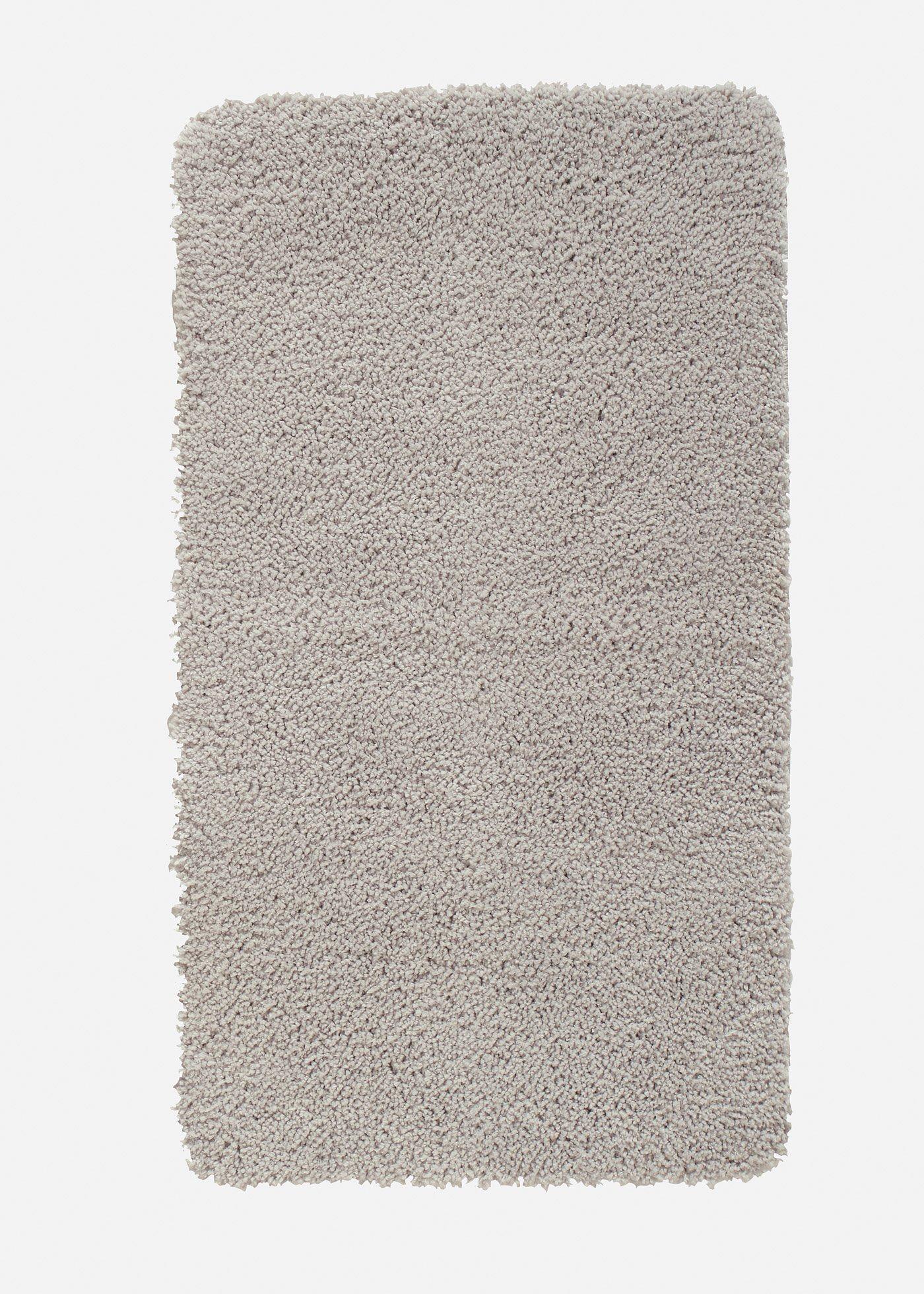 Tapis de bain tufté uni et haut