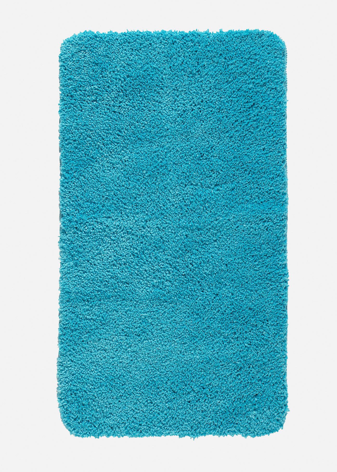 Tapis de bain tufté uni et haut