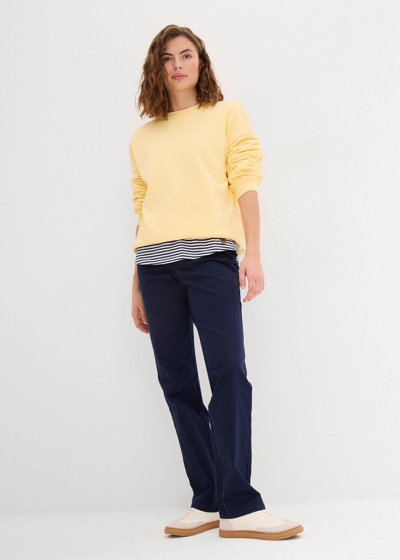 Bluza oversize z czystej bawełny - Bonprix