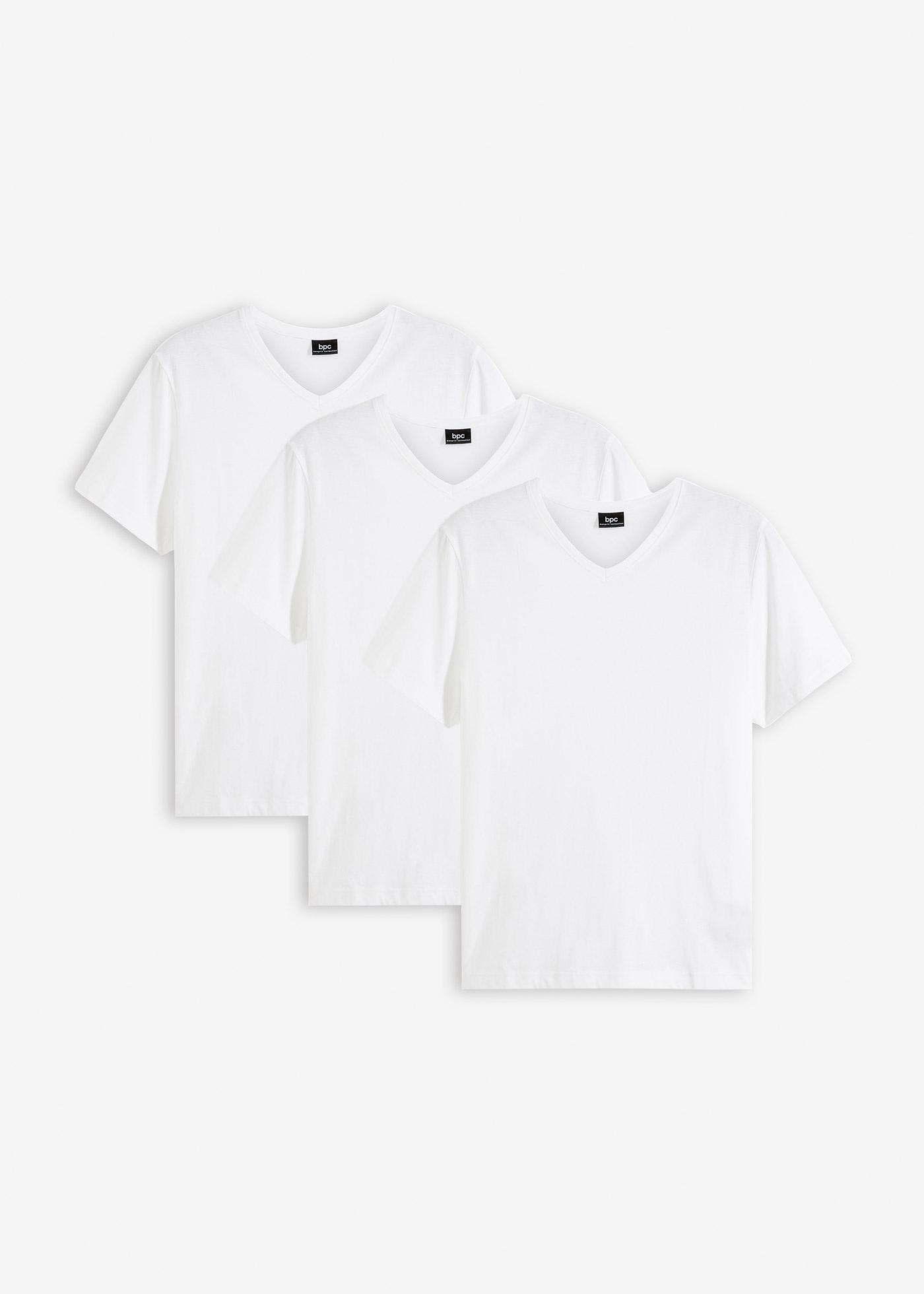 Lot de 3 T-shirts col V