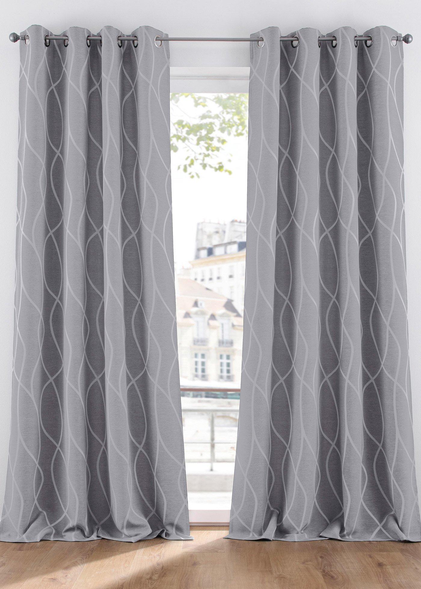 Rideau jacquard (1 pce)