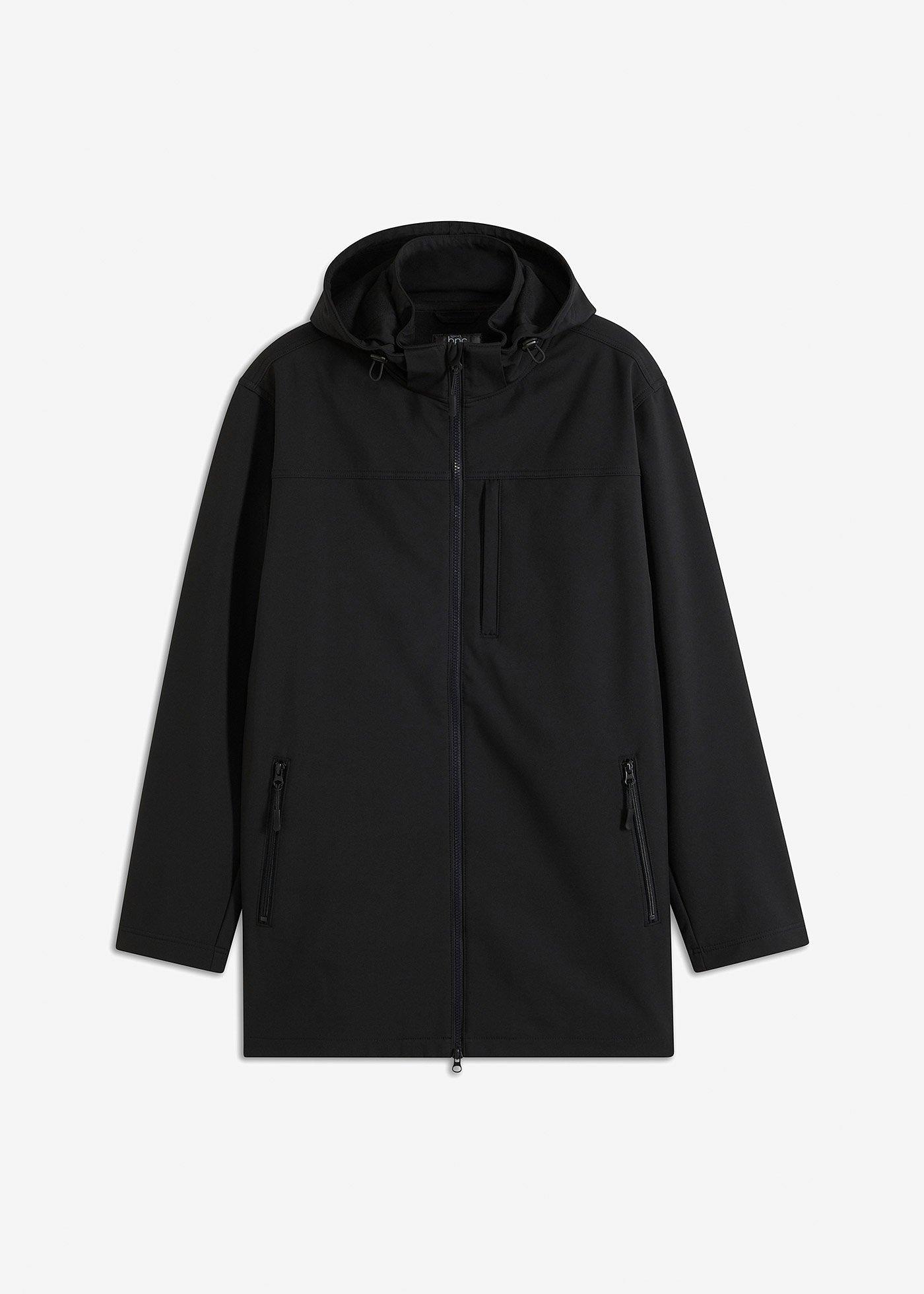 Parka softshell à capuche amovible