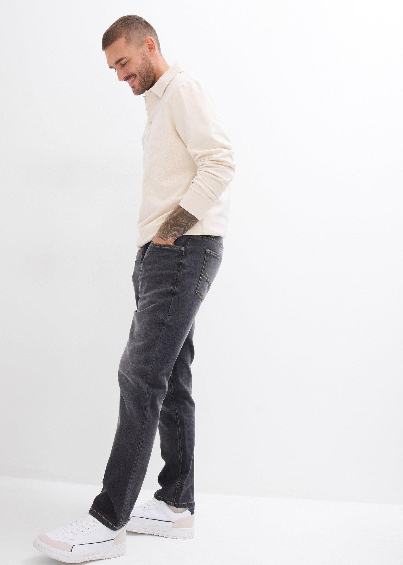 Dżinsy regular fit ze stretchem, straight - Bonprix