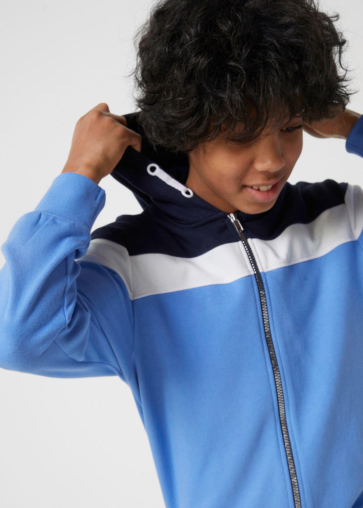 Bluza rozpinana z kapturem z miękkiej mieszanki bawełny - Bonprix