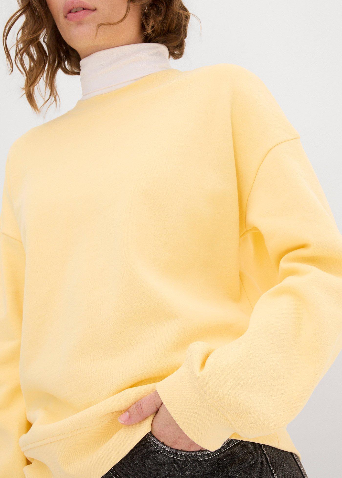 Bluza oversize z czystej bawełny - Bonprix