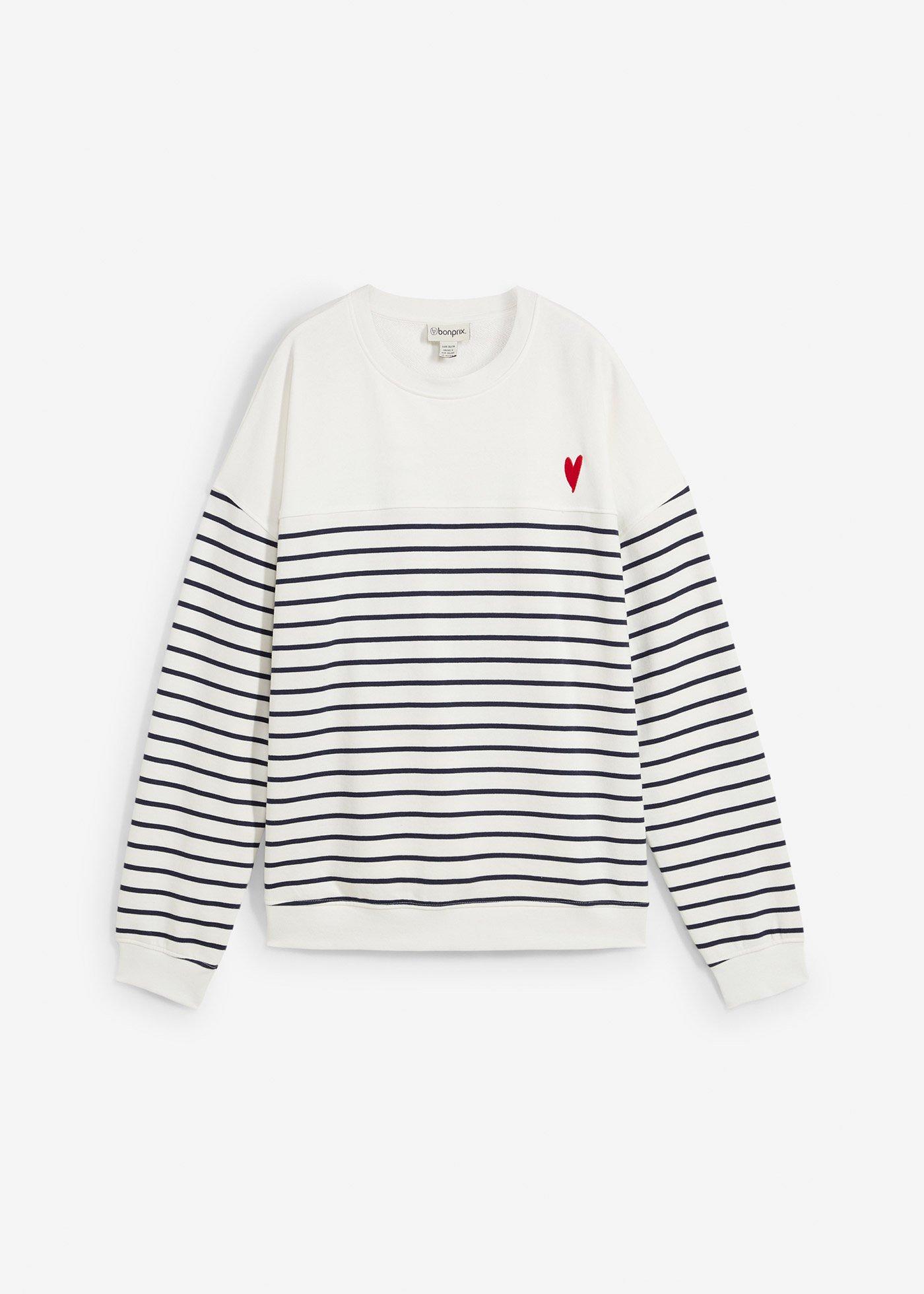 Sweat oversize en coton mélangé