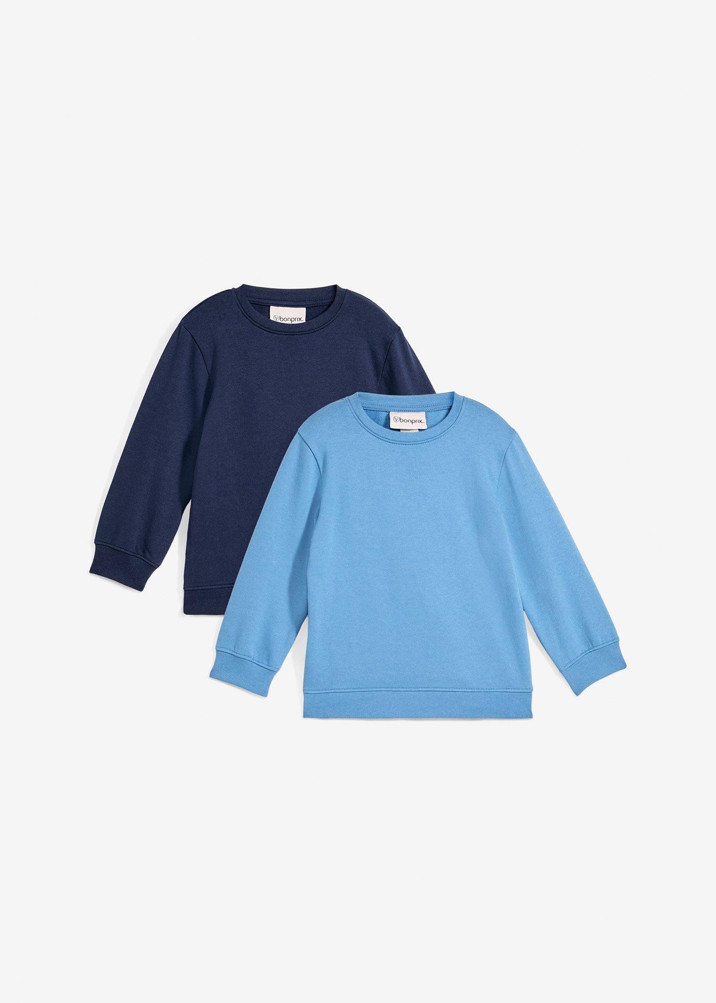 Bluza z miękkiego materiału z bawełną (2 szt.) - Bonprix