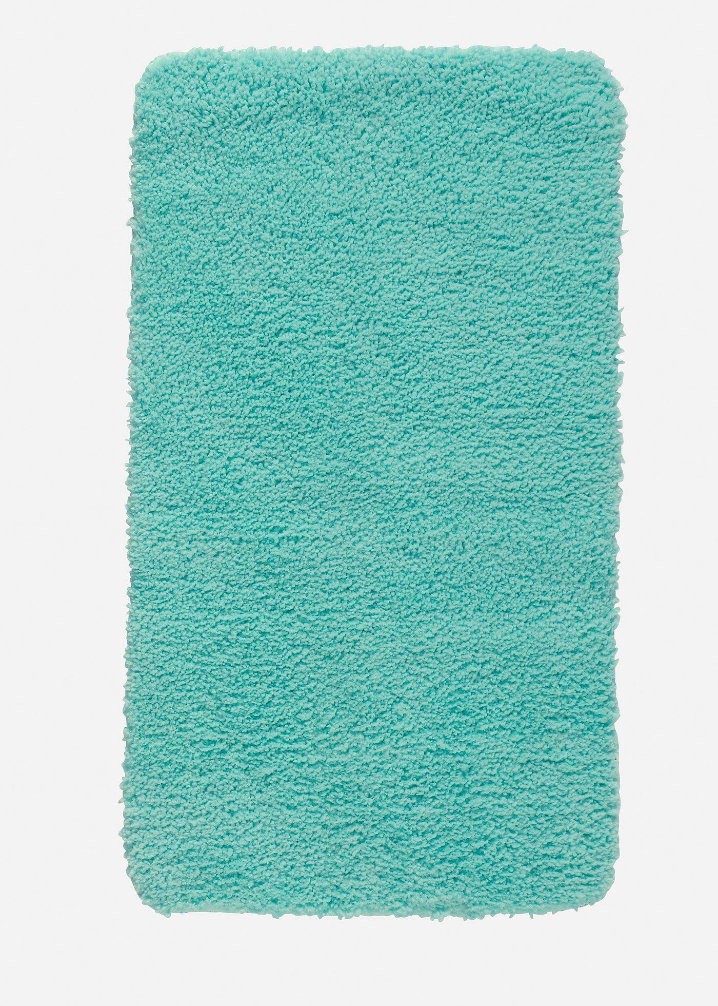 Tapis de bain tufté uni et haut