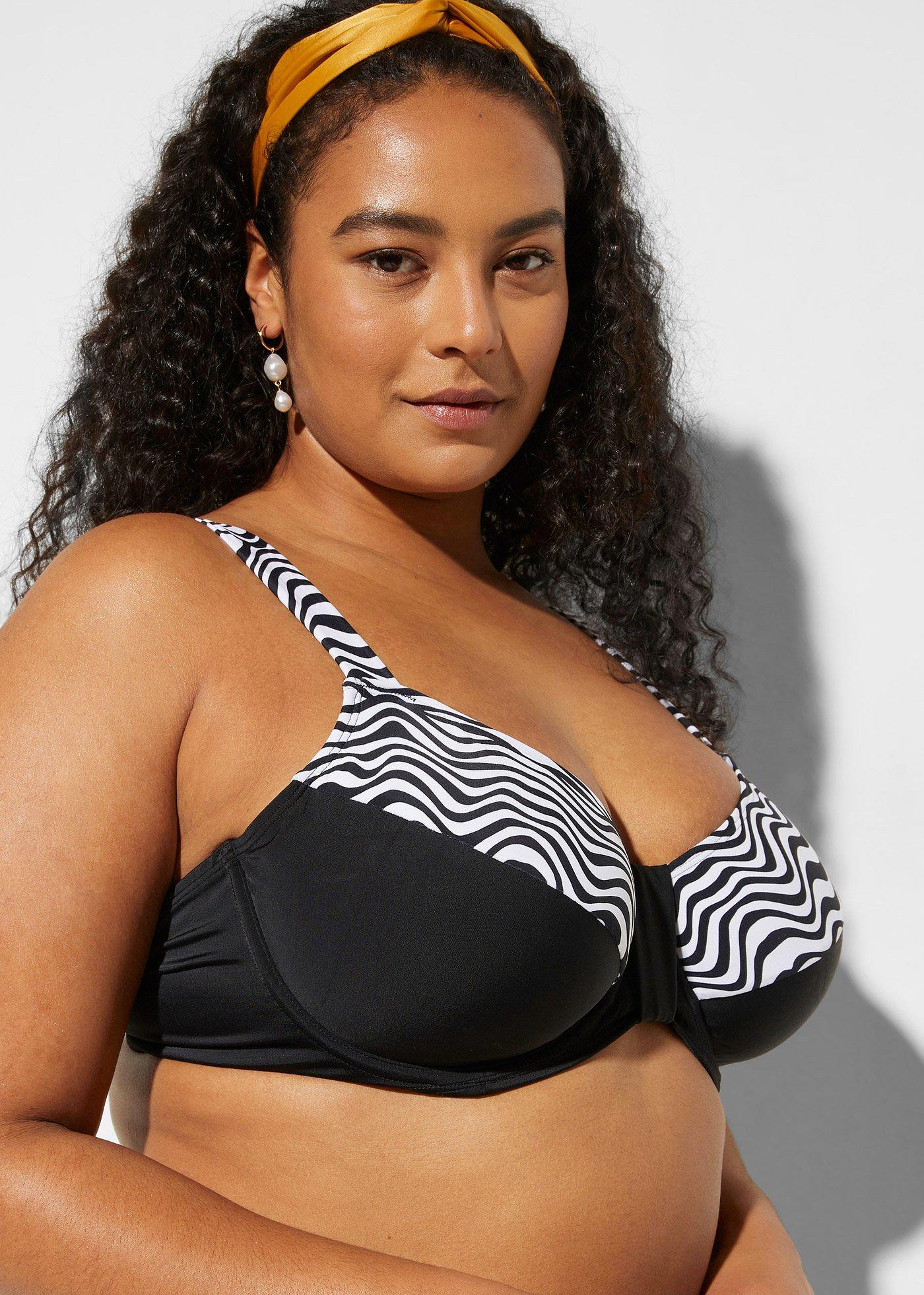 Bikini minimizer z wyściełanymi ramiączkami (2 części) - Bonprix