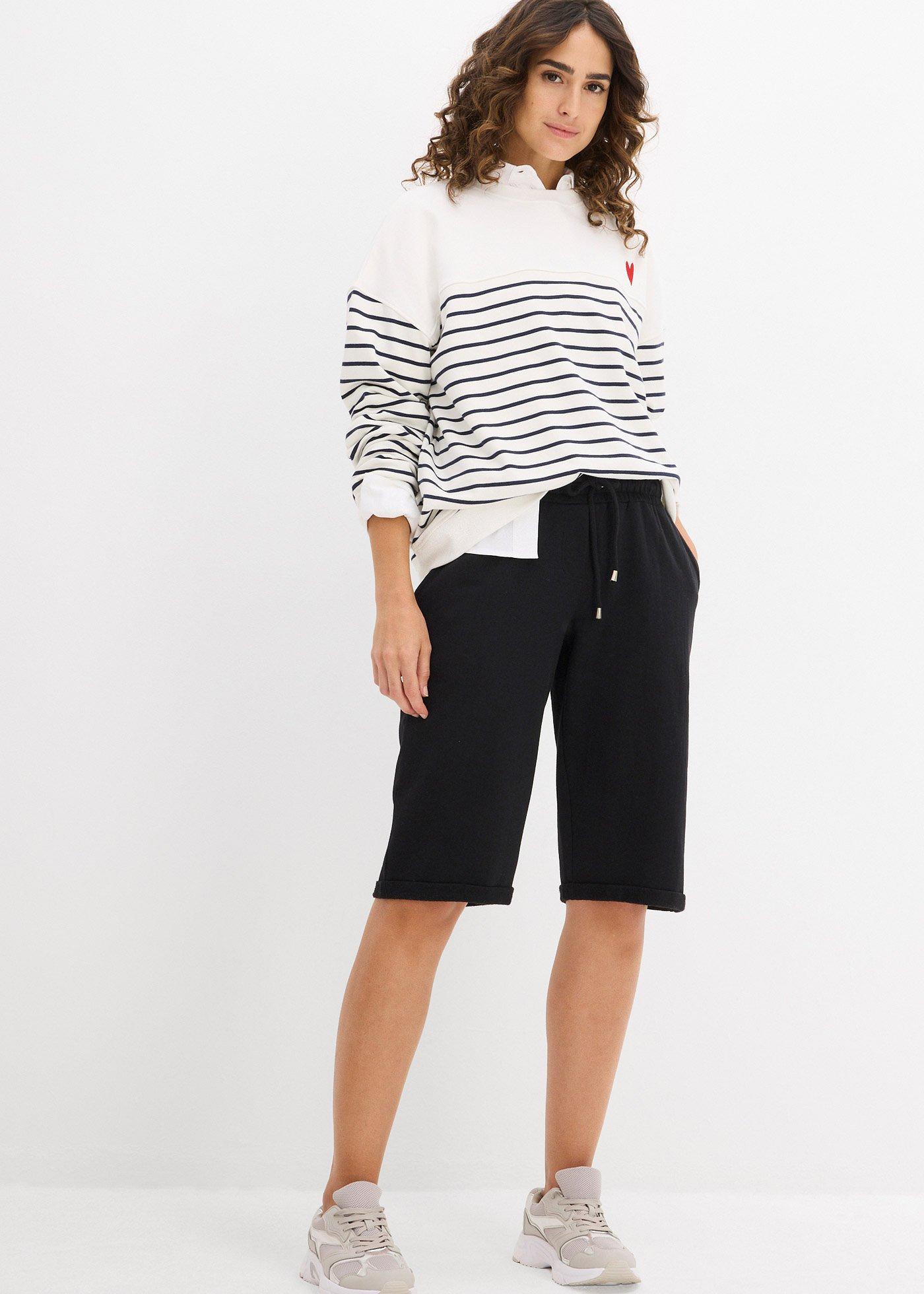 Bluza oversize z mieszanki bawełny - Bonprix