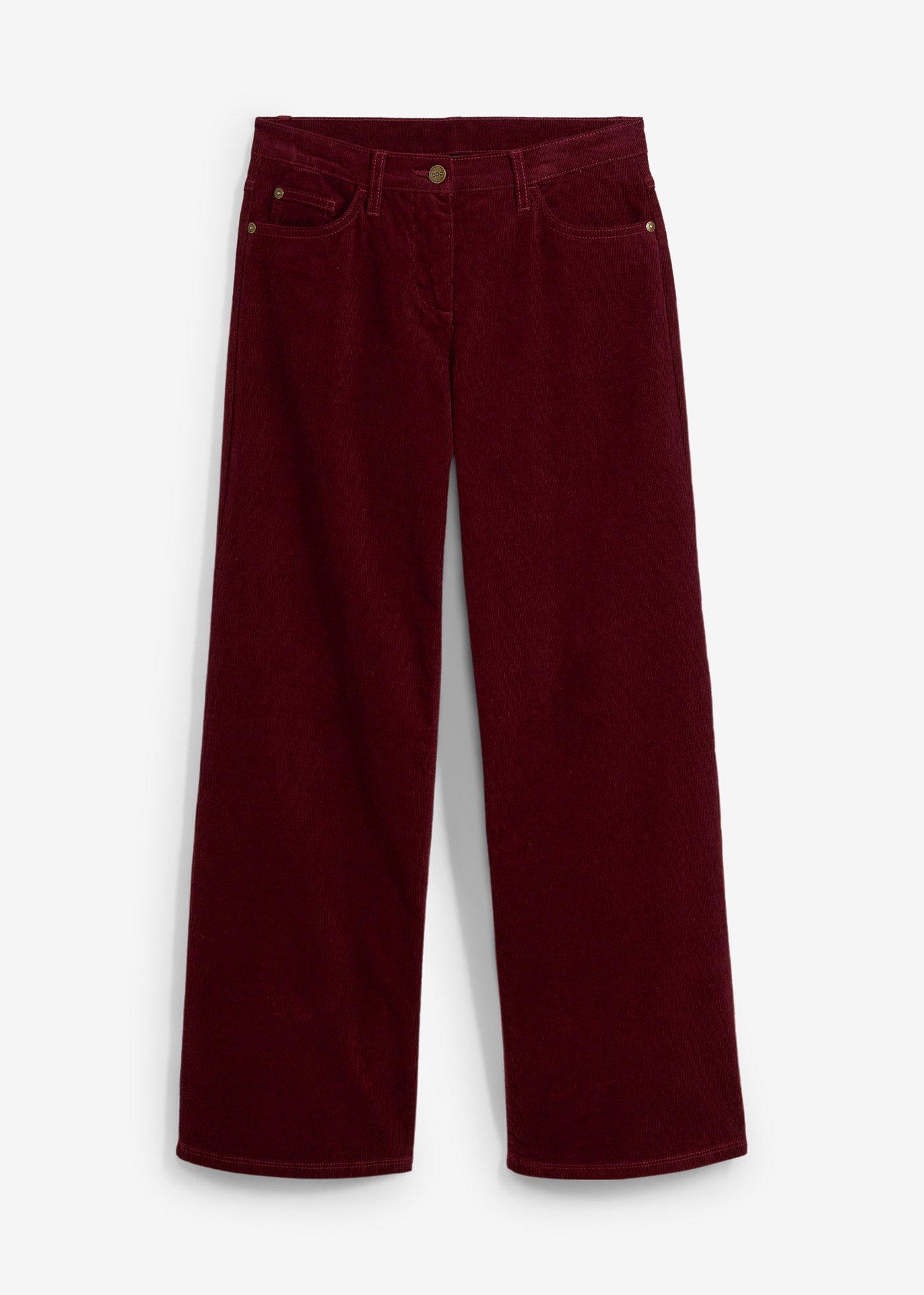 Pantalon large en velours côtelé