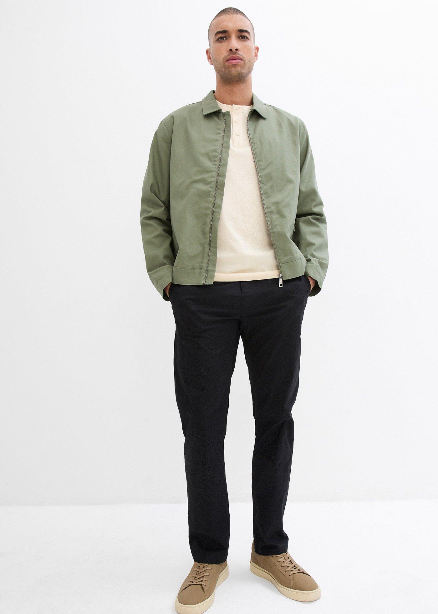 Koszulki z dekoltem henley (3 szt.) z czystej bawełny organicznej - Bonprix