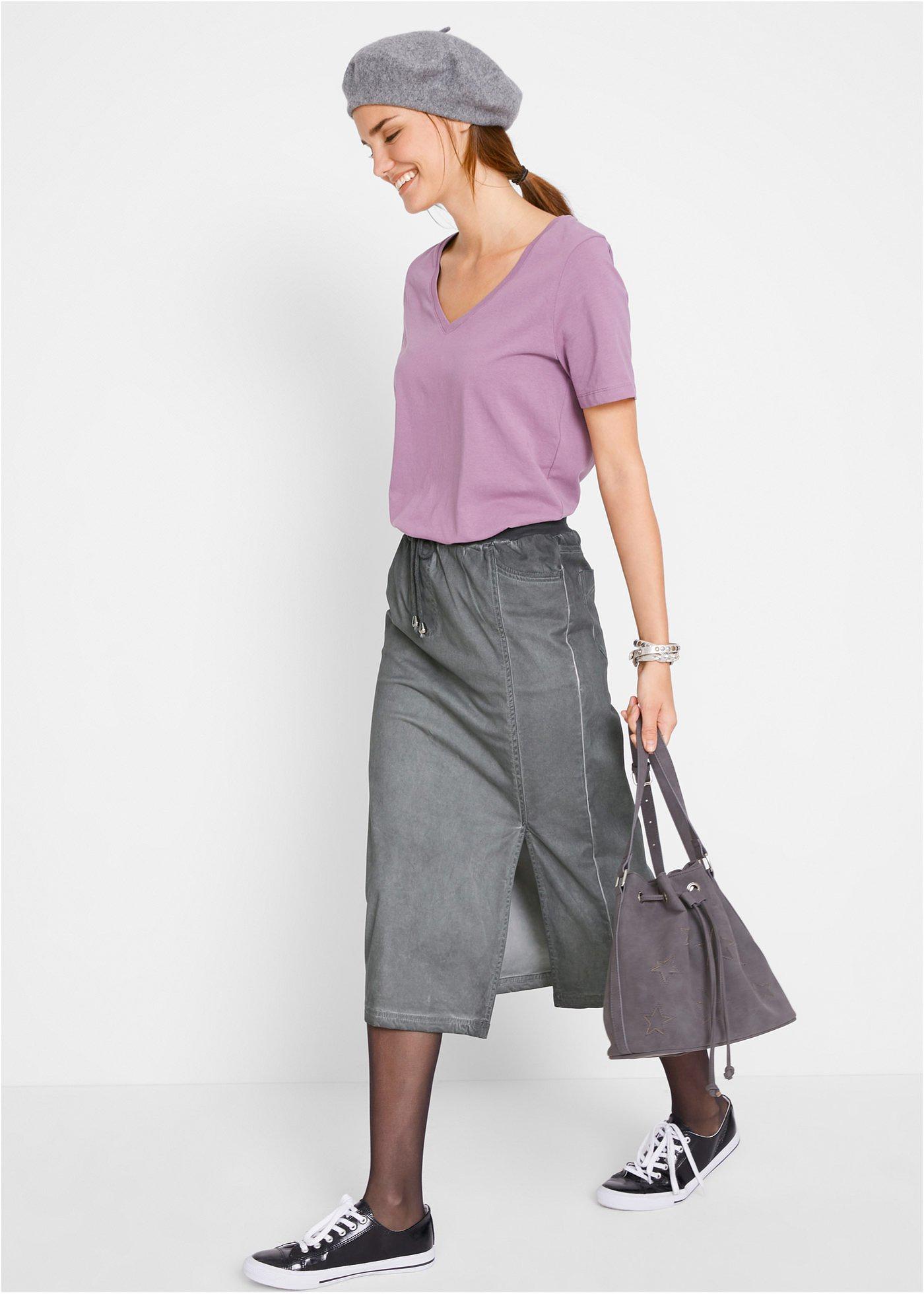 T-shirt z bawełną organiczną - Bonprix