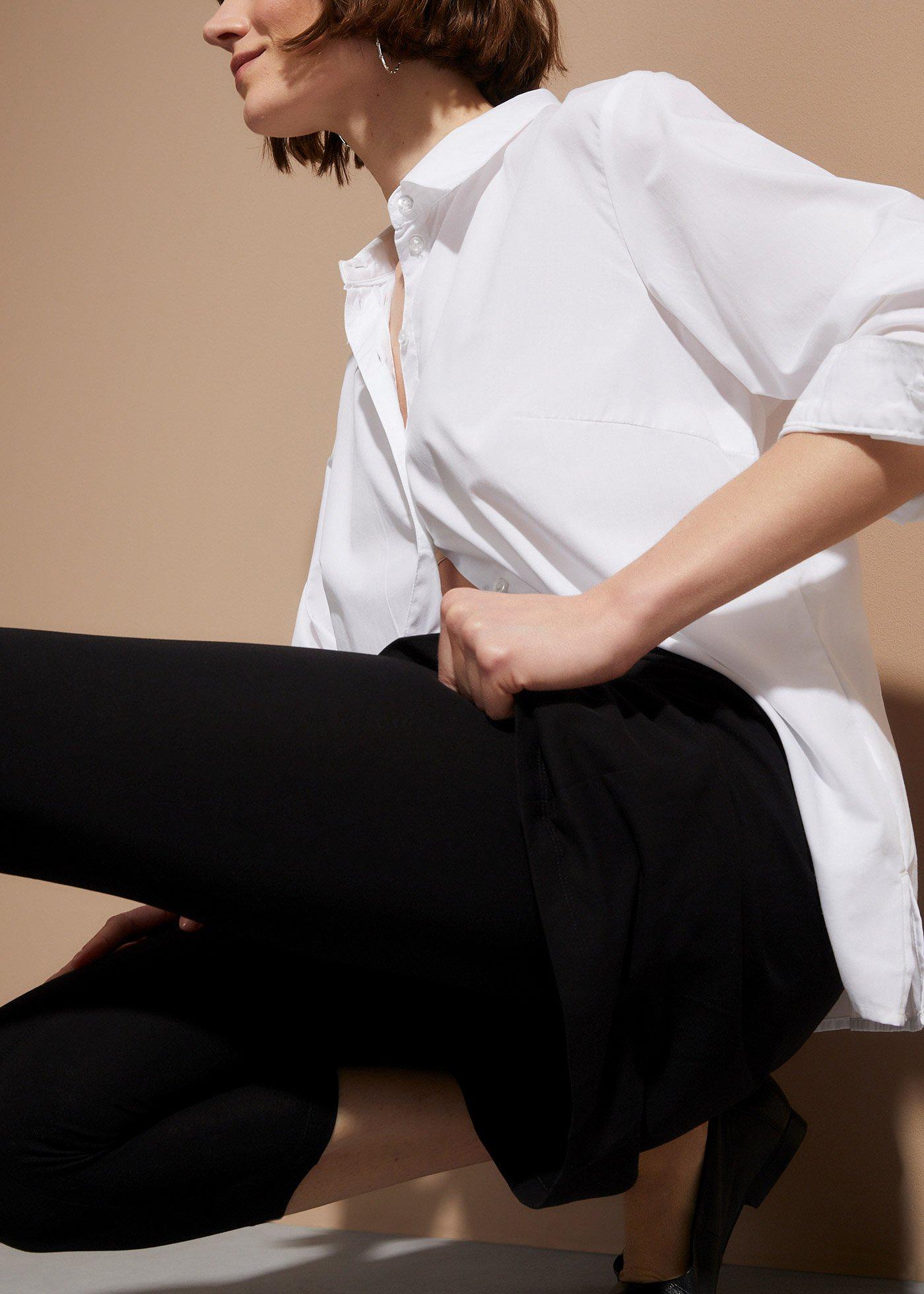 Legginsy rybaczki ze spódniczką - Bonprix