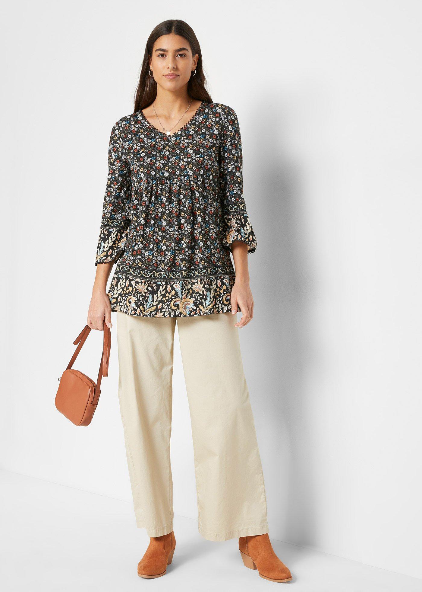 Tunika shirtowa ze zrównoważonej wiskozy - Bonprix