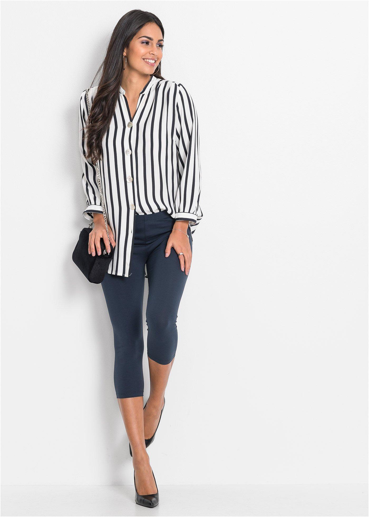 Legginsy rybaczki (2 pary) - Bonprix