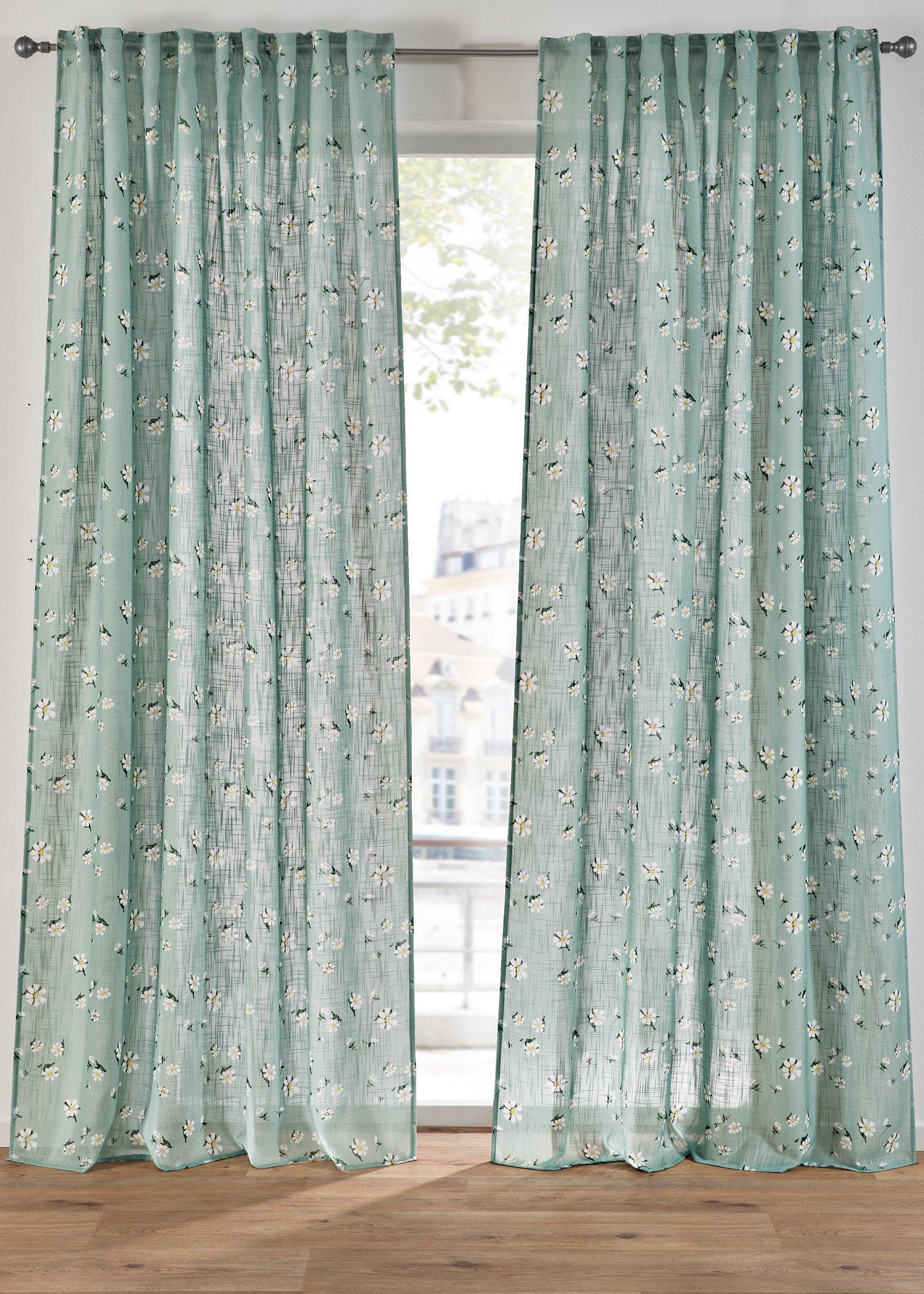 Panneau (1 pce.) à motif floral contenant du polyester recyclé