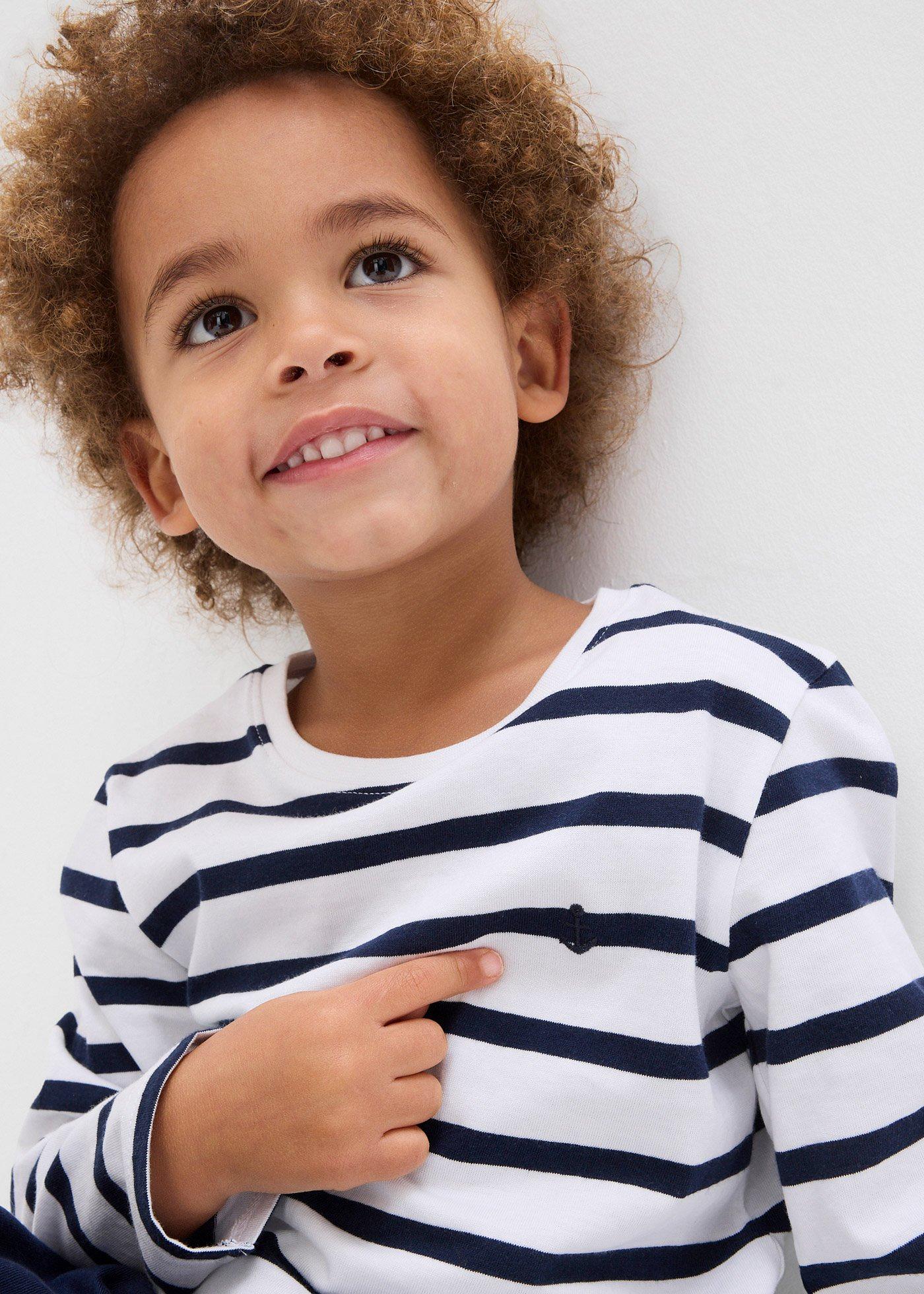 Bluzka z długim rękawem, z czystej bawełny organicznej (2 szt.) - Bonprix