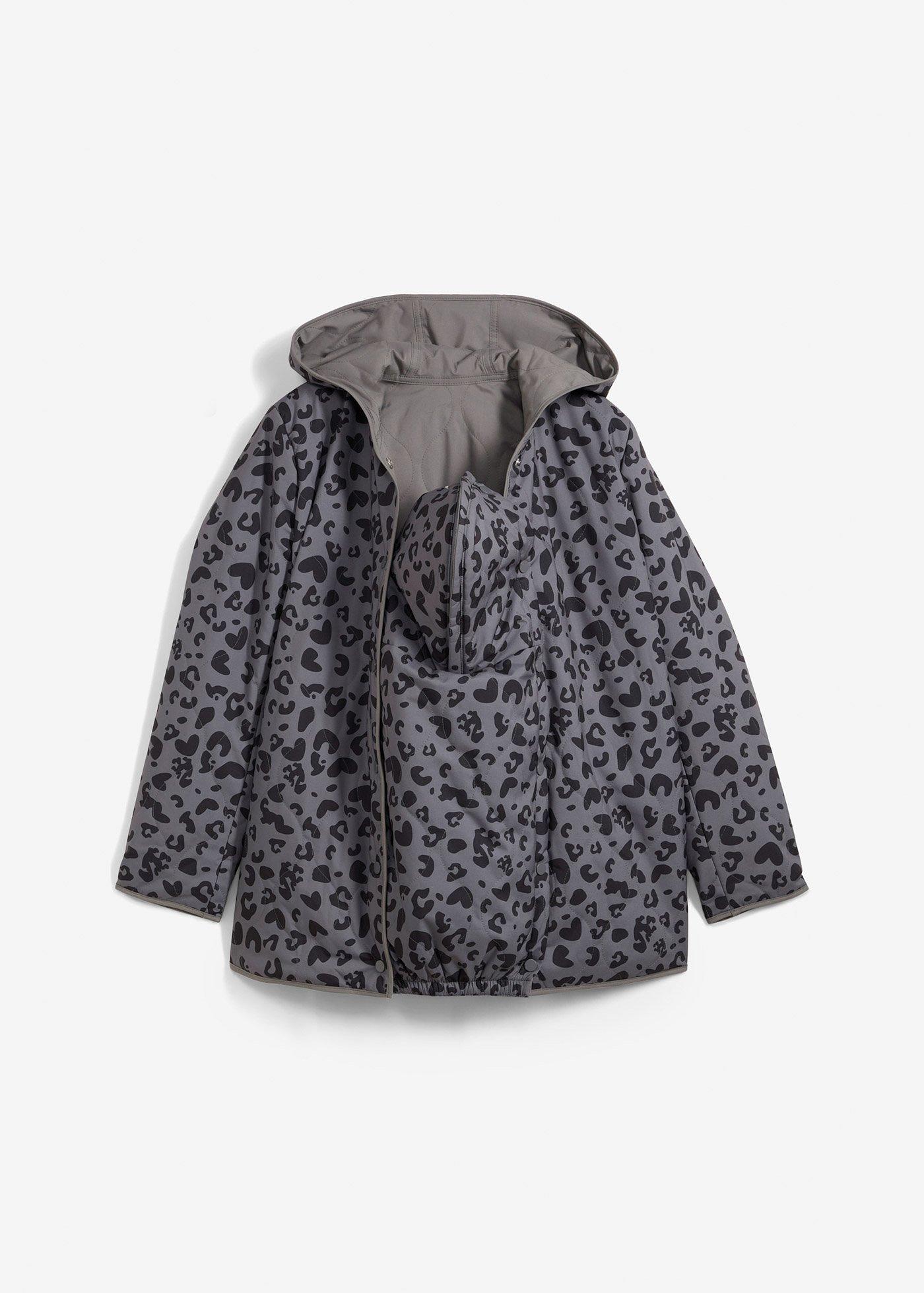 Parka de grossesse réversible 4-en-1 avec fonction portage