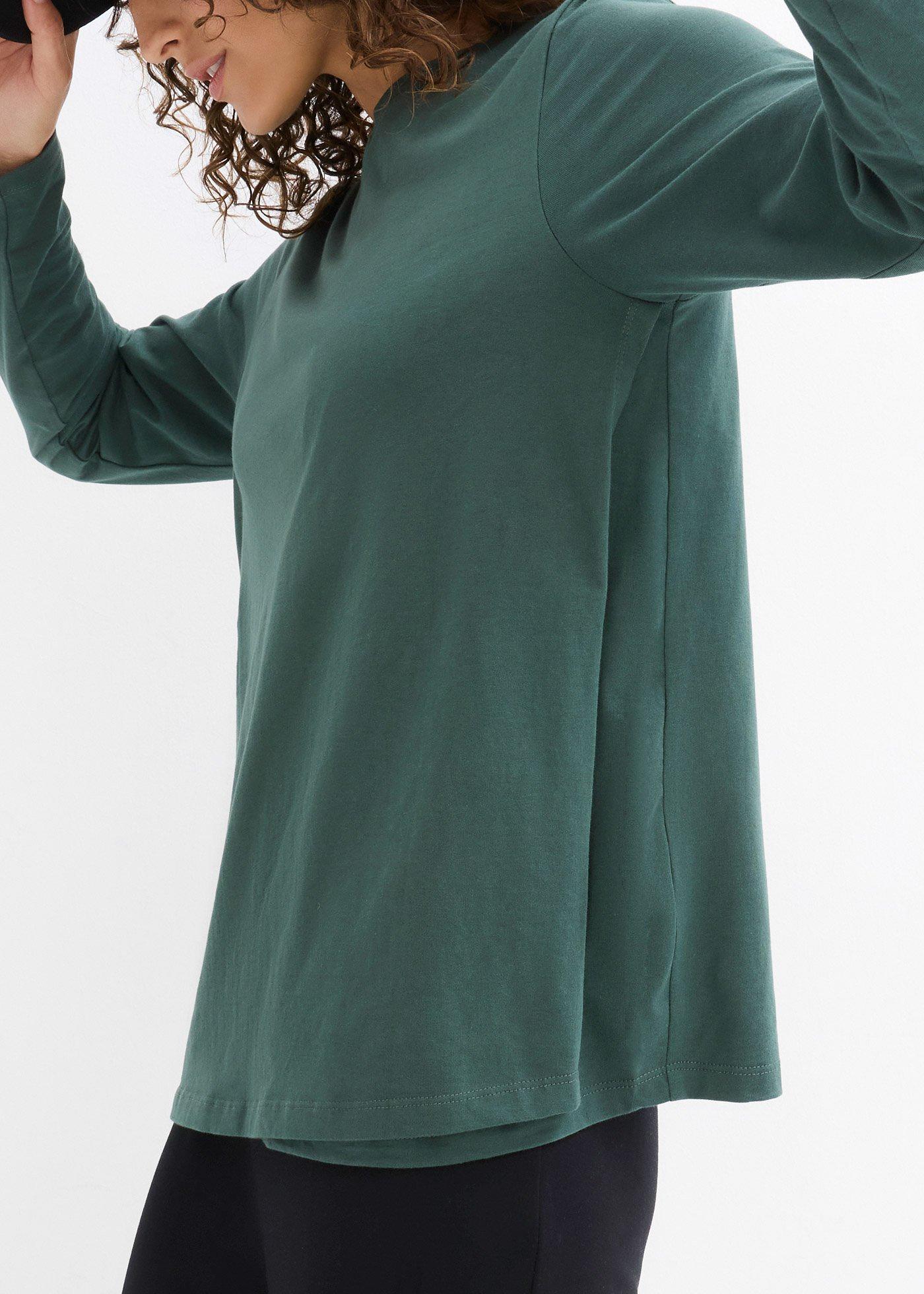 T-shirt ciążowy i do karmienia, z bawełny organicznej (2 szt.) - Bonprix